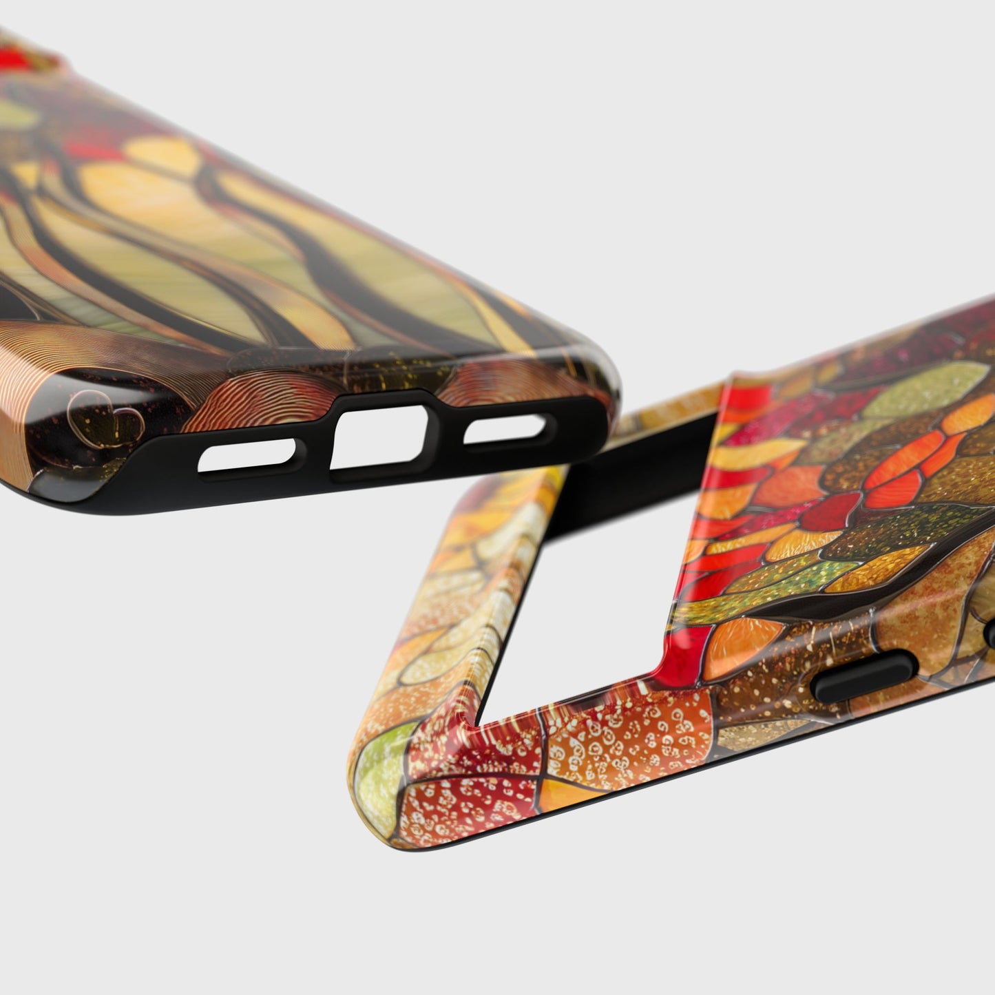 Autumn Forest Stained Glass Design Google Pixel Phone Case