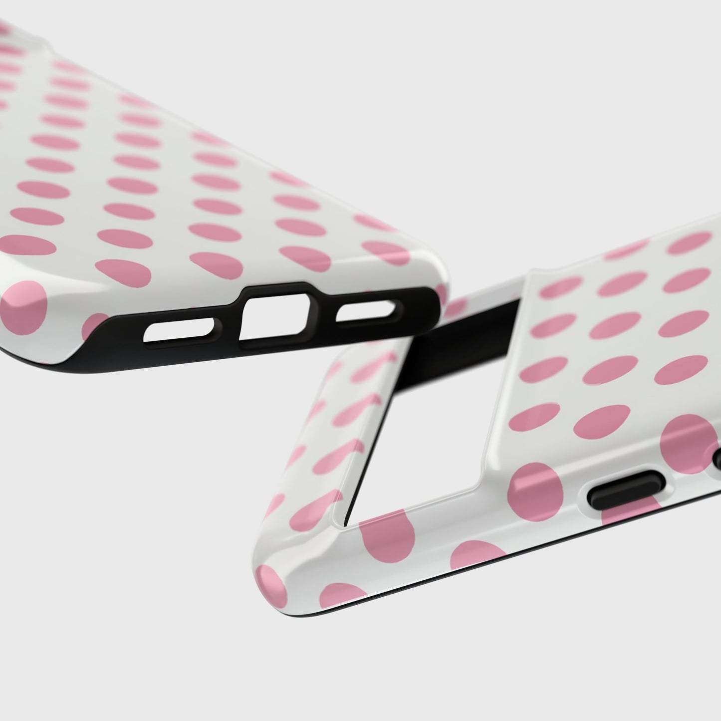 Pink Polka Dot Pattern Design Phone Case for Google Pixel