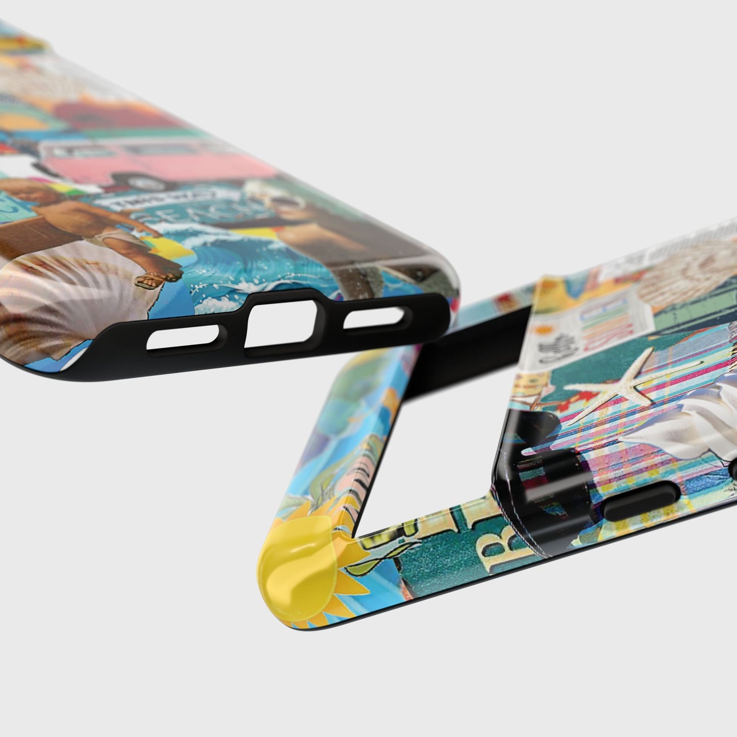 Vintage Summer Beach Collage Design Phone Case for Google Pixel
