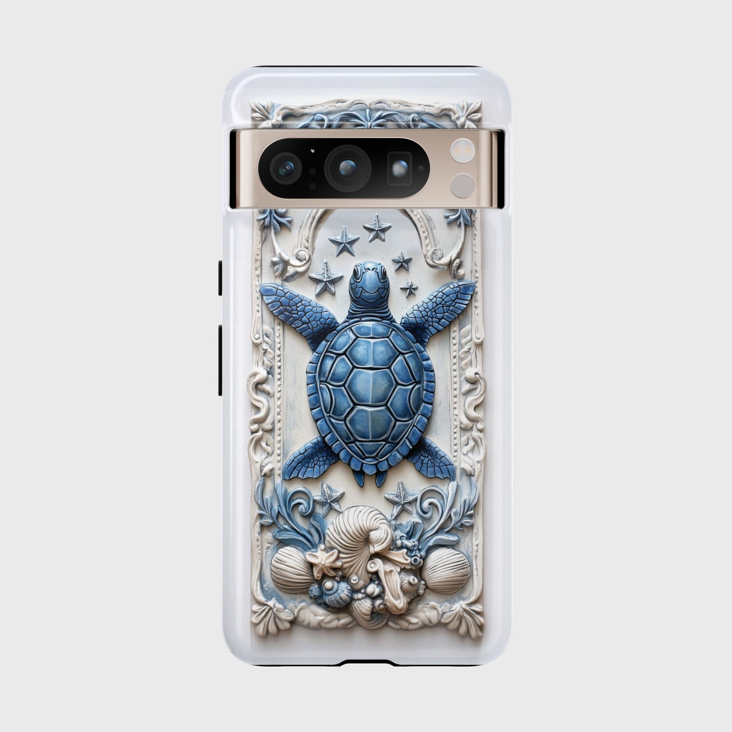 Elegant Turtle Sculpture Design Phone Case for Google Pixel