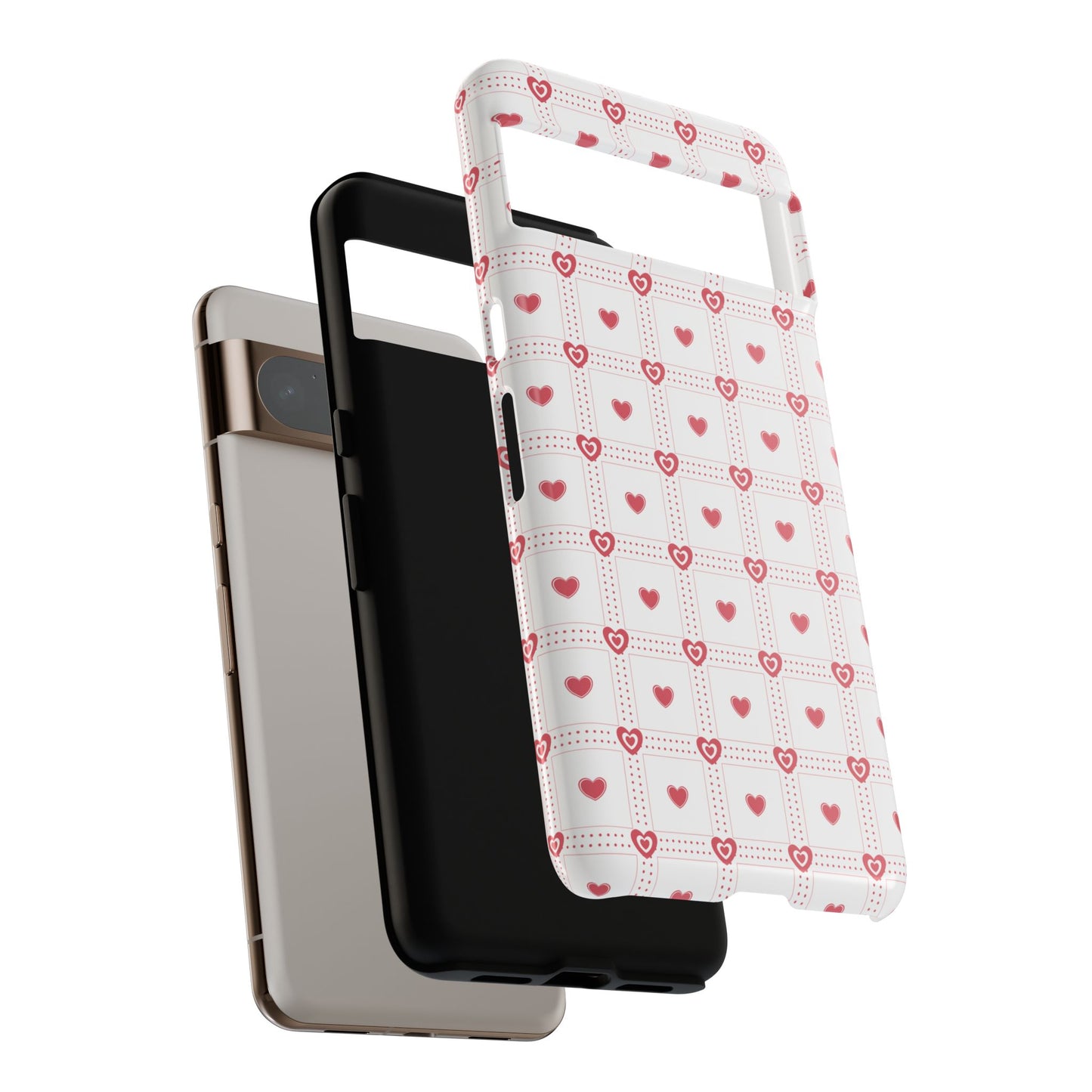 Cute Hearts Pattern Design Phone Case for Google Pixel