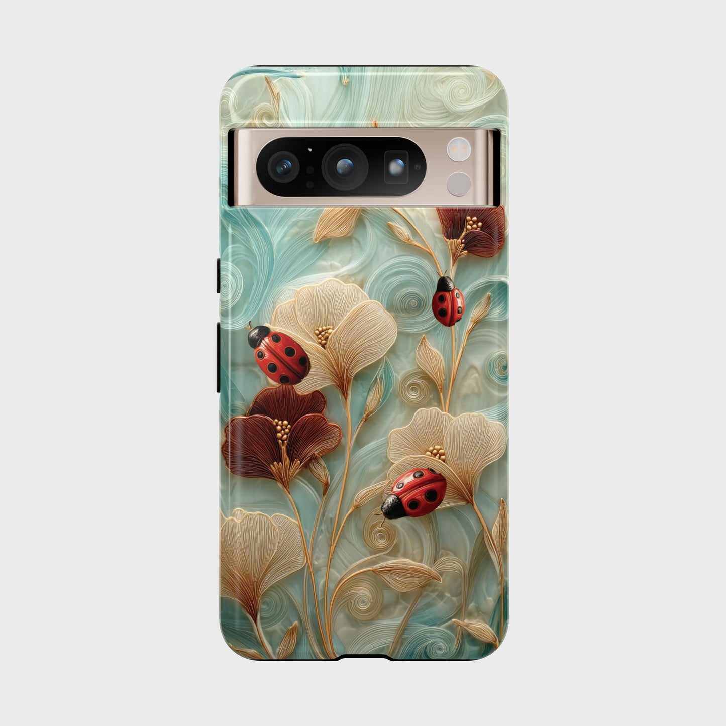 Ladybug Garden Design Phone Case for Google Pixel
