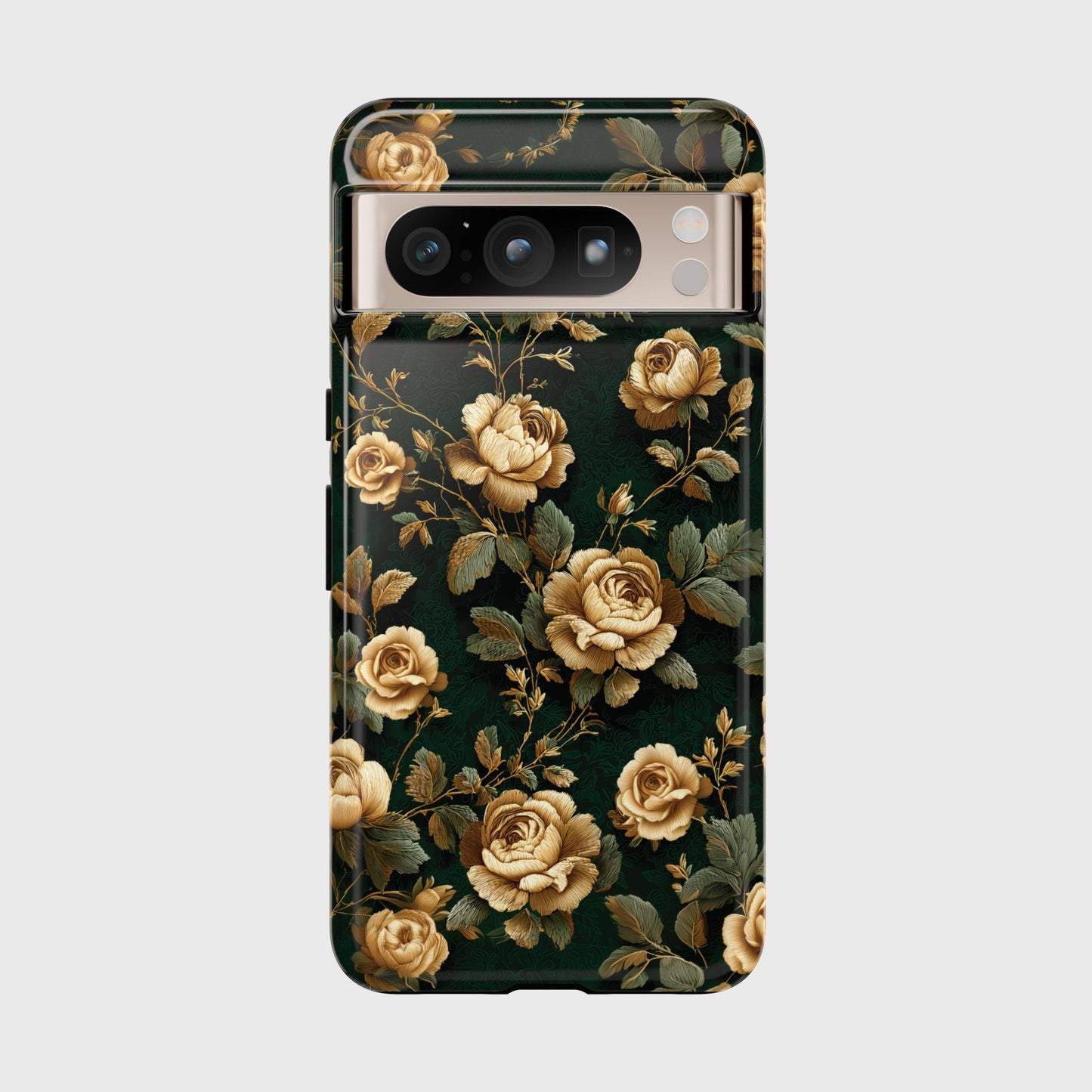 Emerald Bloom Design Phone Case for Google Pixel
