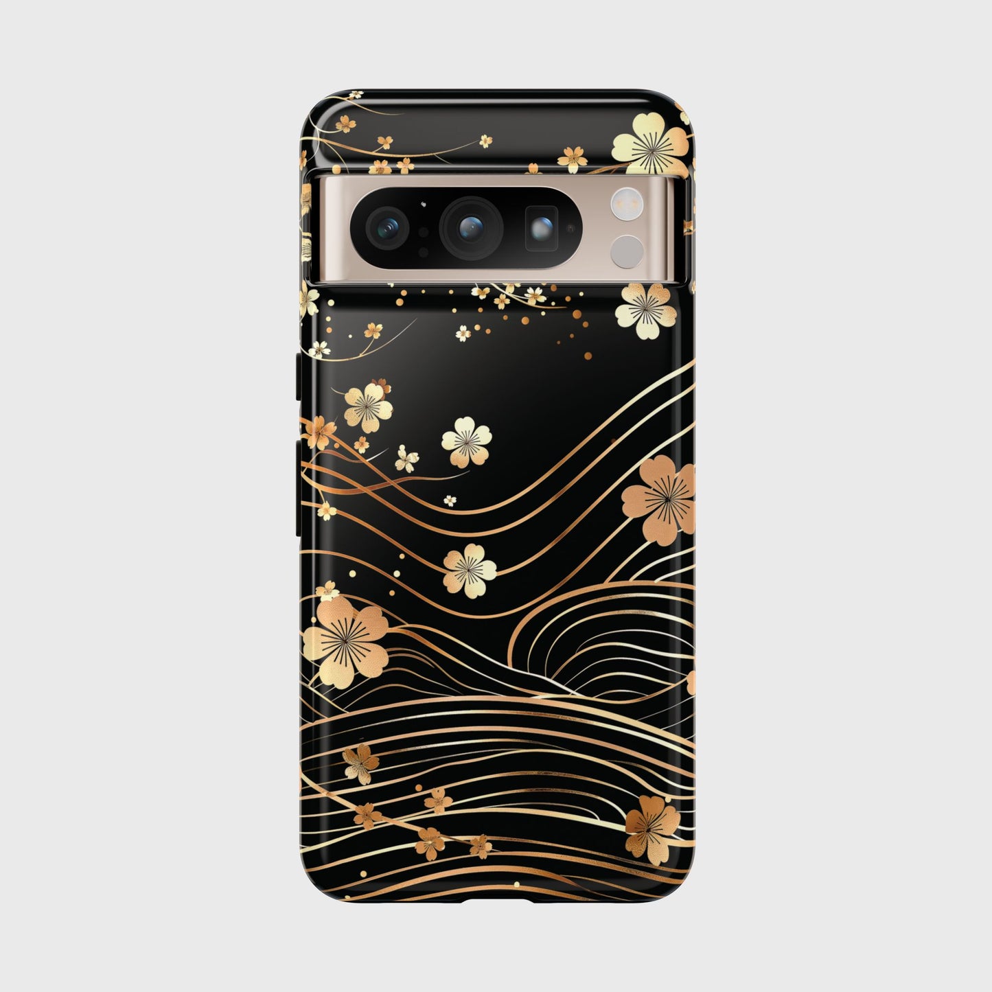 Sakura Wave Japanese Art Design Phone Case for Google Pixel