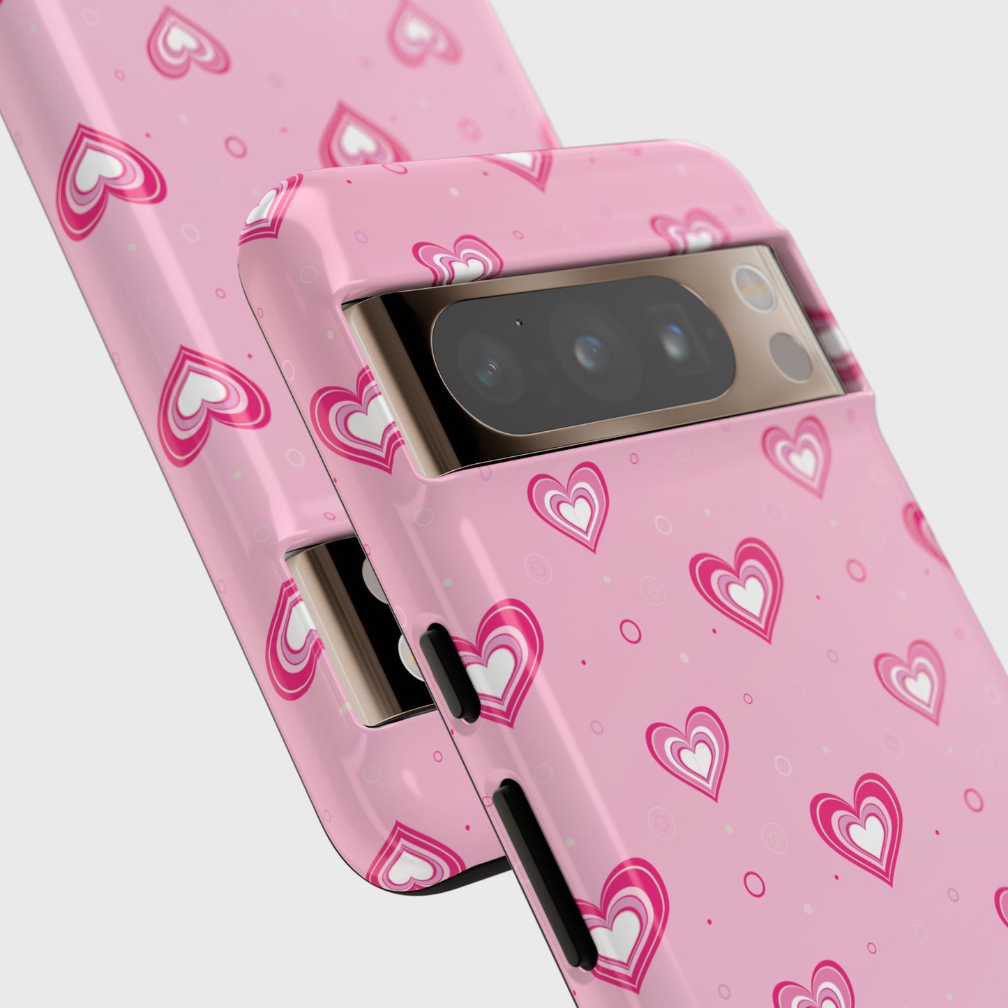 Y2K Hearts Pattern Design Phone Case for Google Pixel