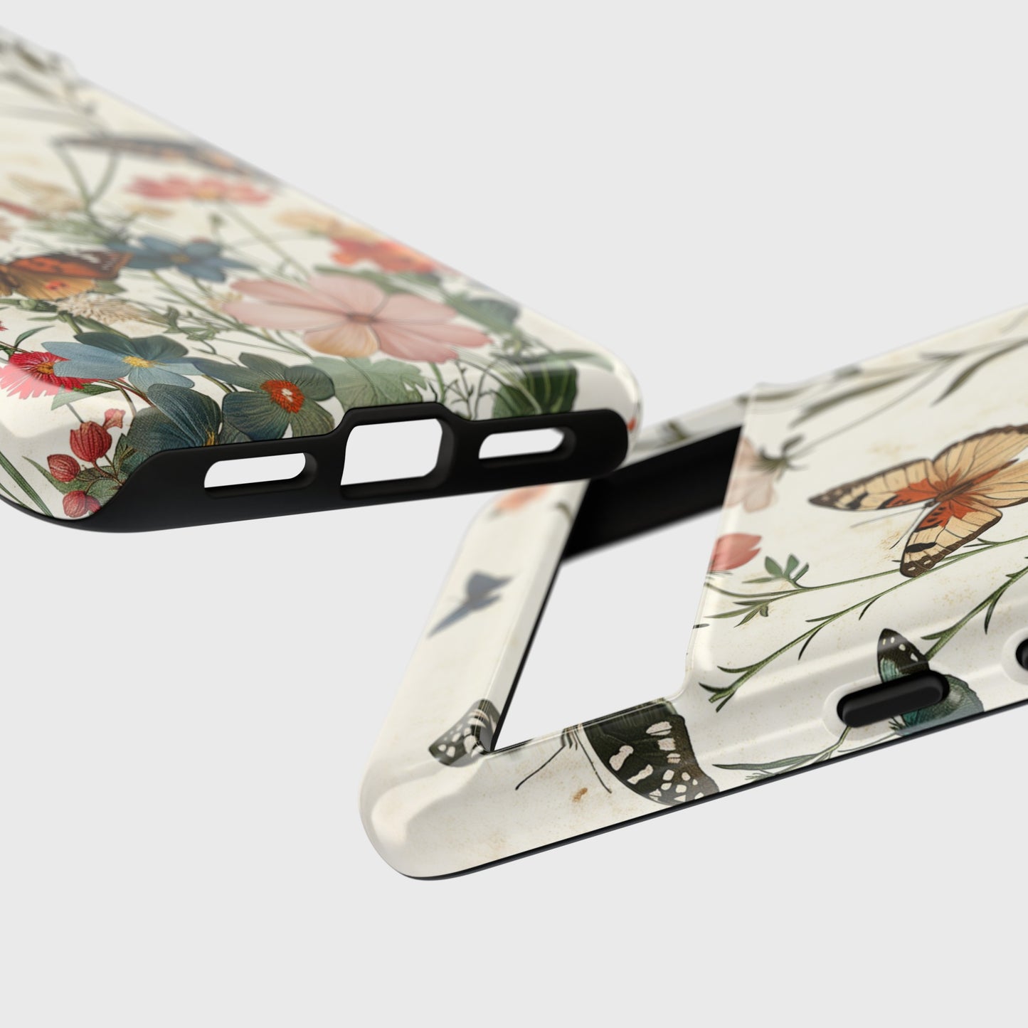 Vintage Botanical Butterflies Design Google Pixel Phone Case
