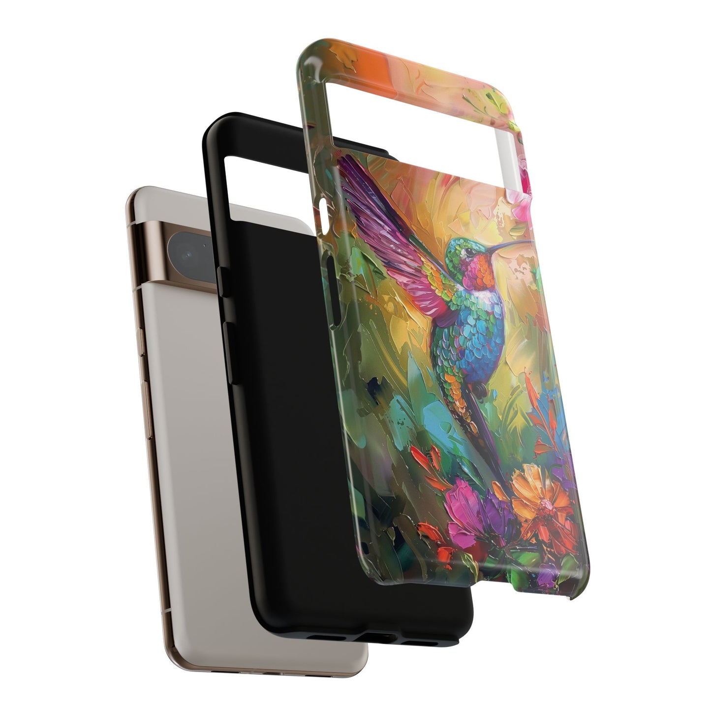Hummingbird Oil Painting Design Phone Case for Google Pixel