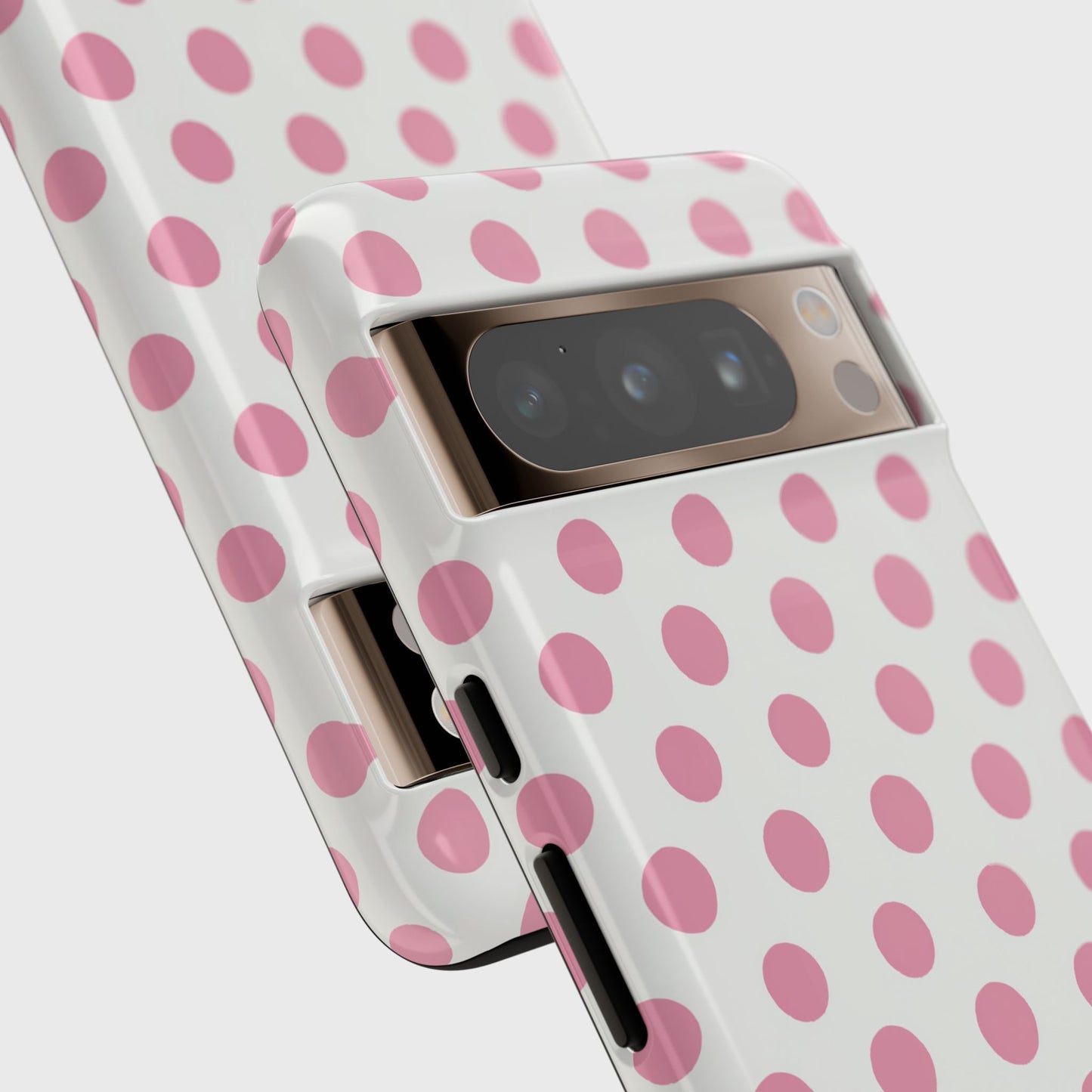 Pink Polka Dot Pattern Design Phone Case for Google Pixel