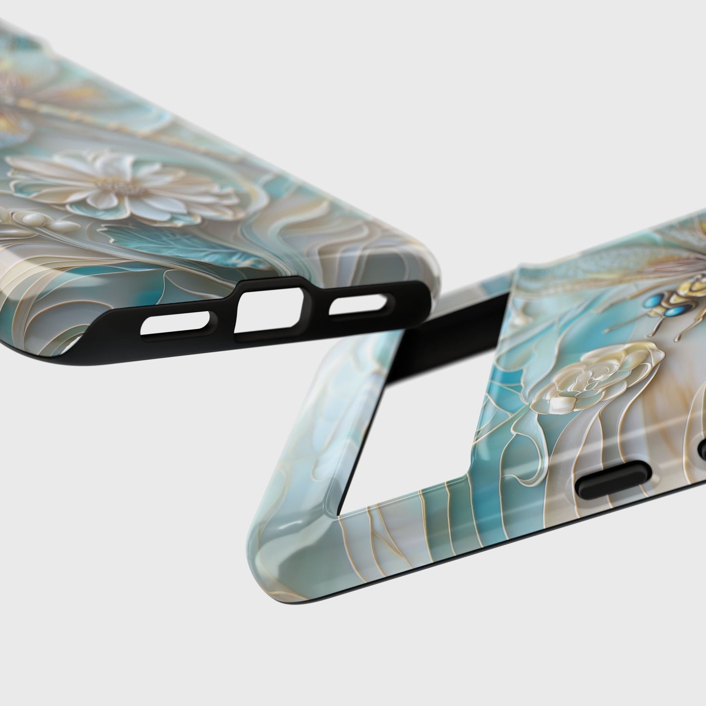 Dragonfly Stained Glass Art Phone Case for Google Pixel
