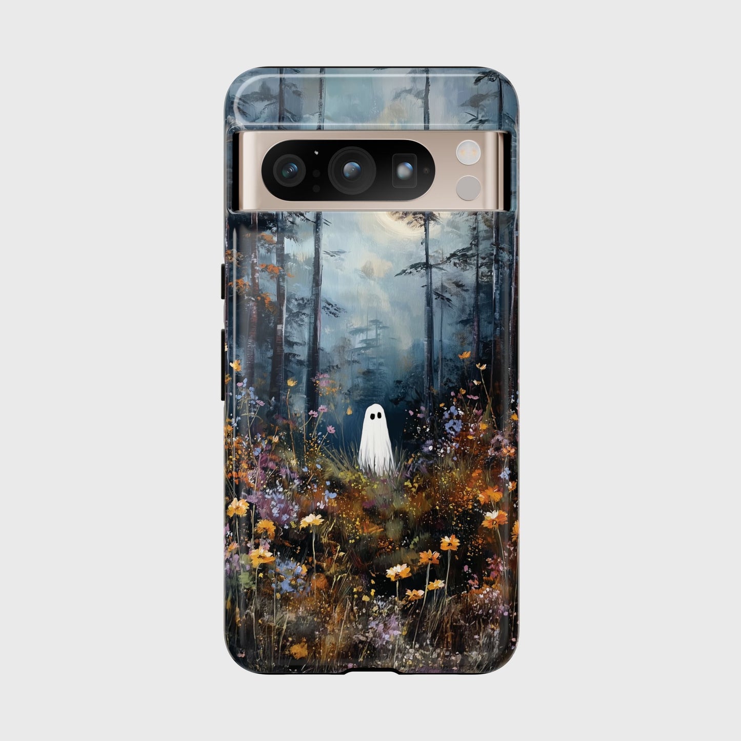 Ghost in Bloom Design Phone Case for Google Pixel
