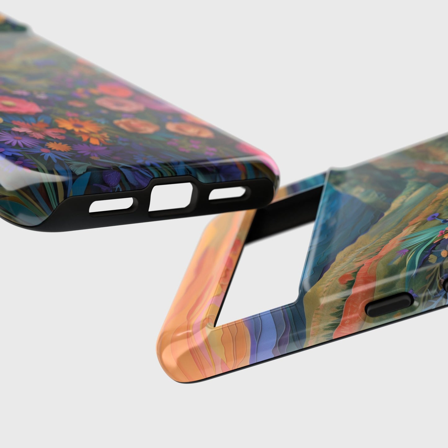 Flower Blossom Mountain Landscape Design Google Pixel Phone Case