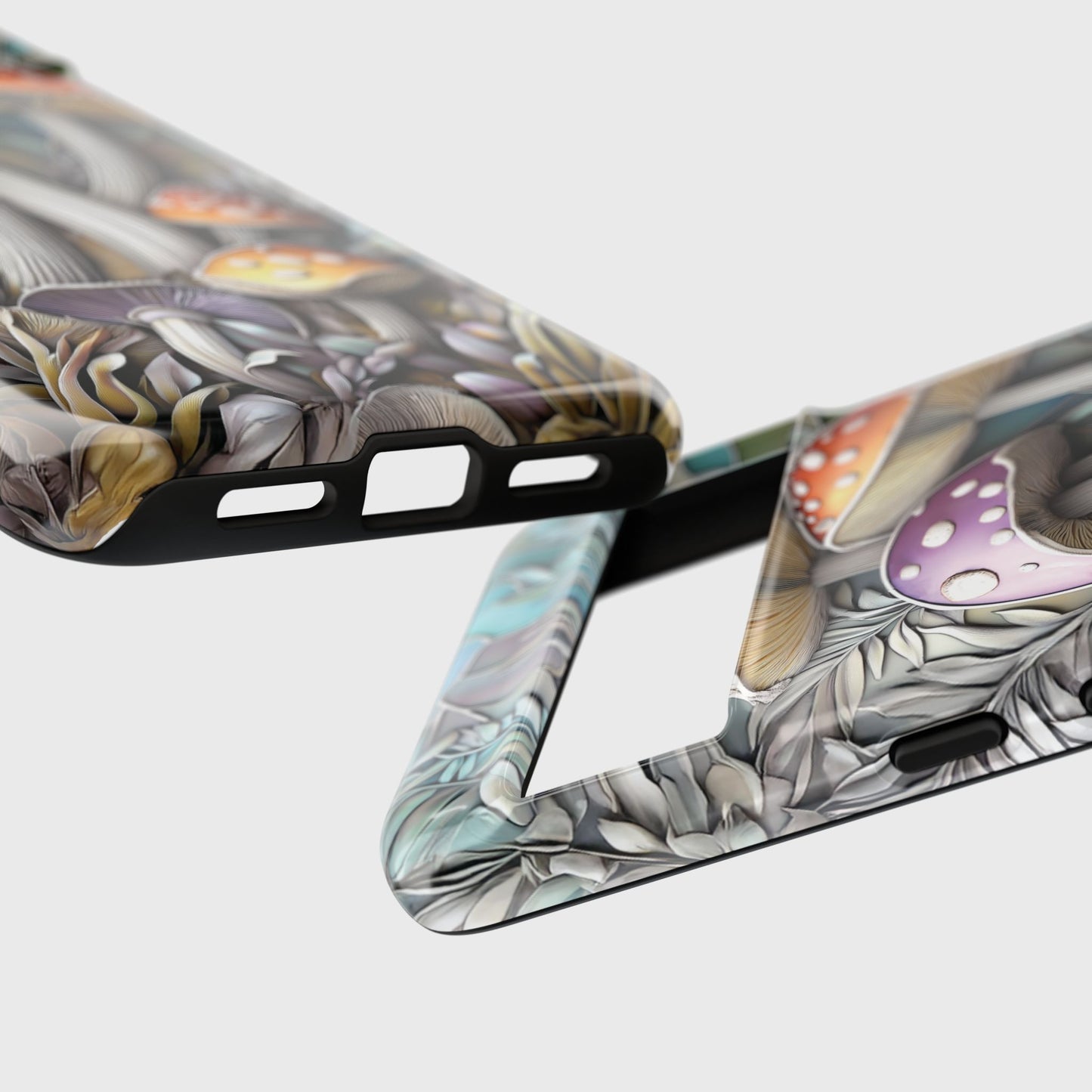 Mushroom Stained Glass Design Phone Case for Google Pixel