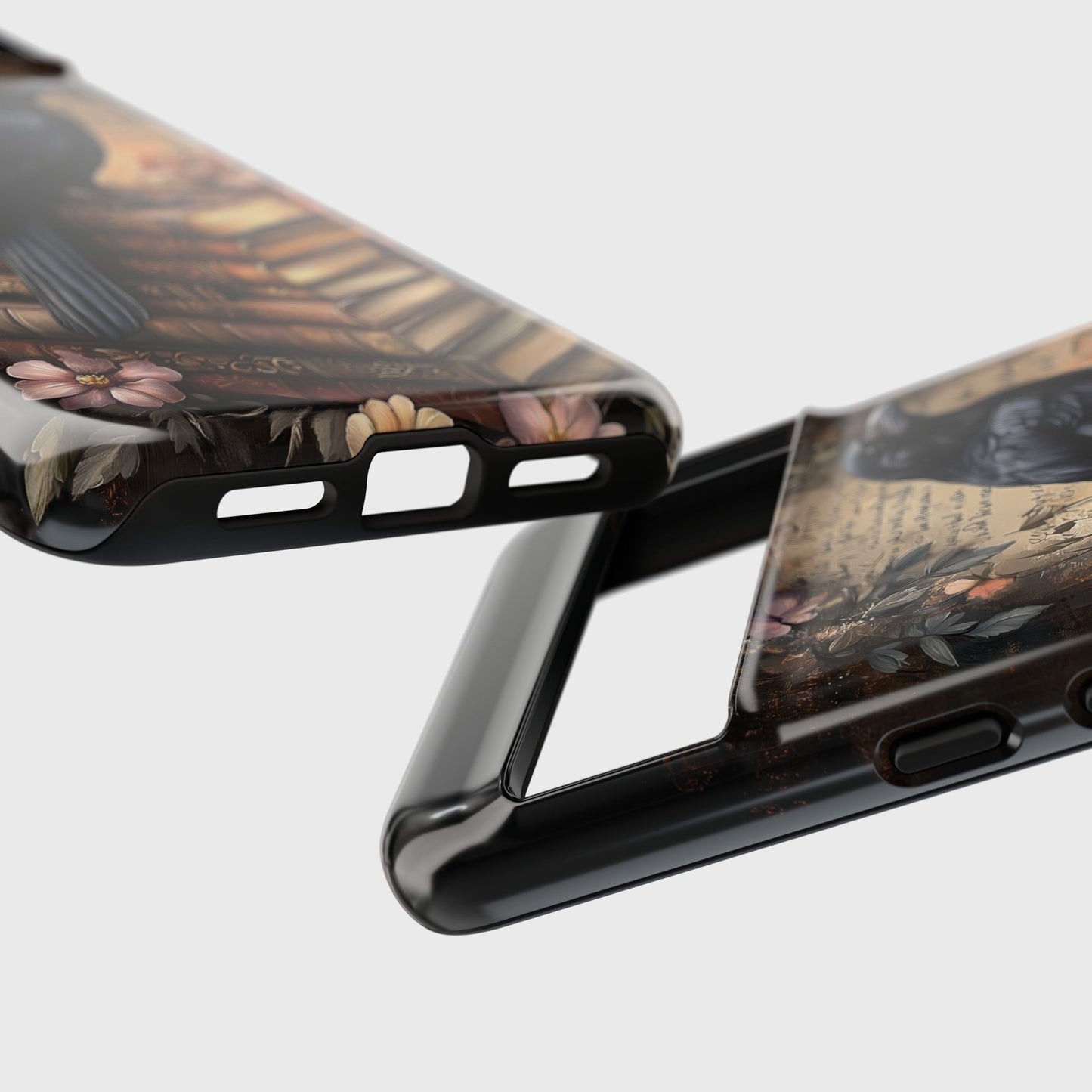 Gothic Book Raven Dark Fantasy Design Google Pixel Phone Case