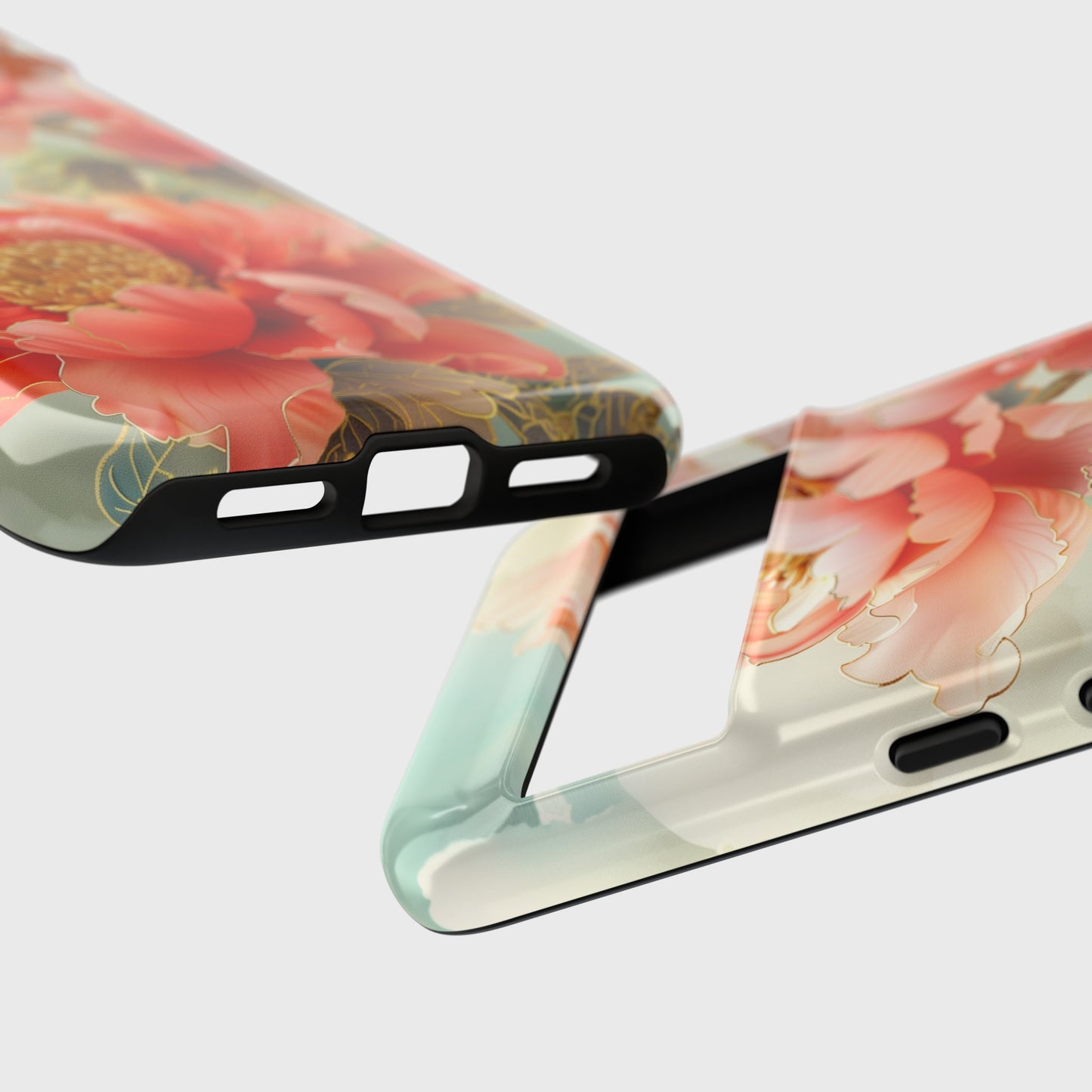 Peony Flowers Japanese Art Design Google Pixel Phone Case