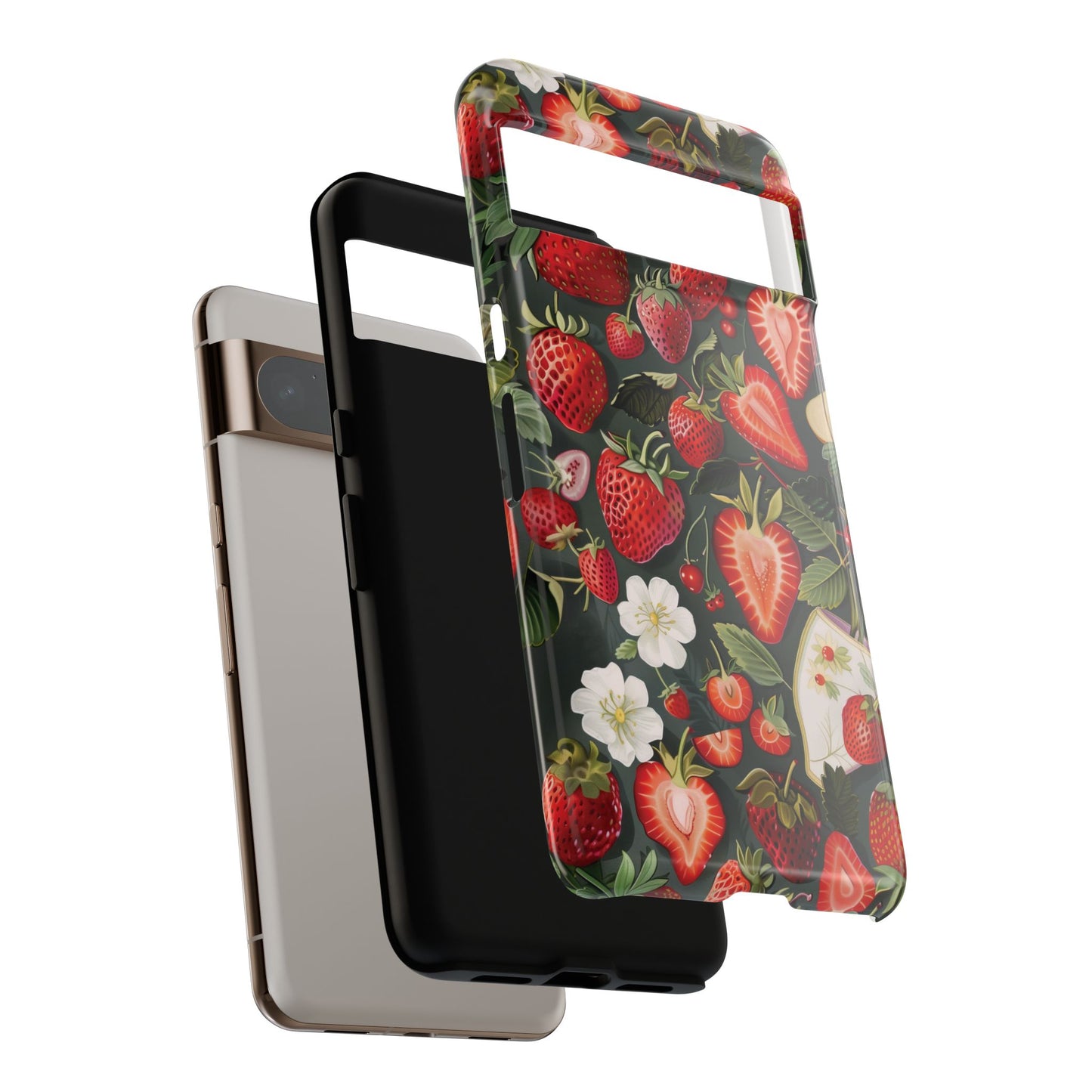 Strawberry Pattern Design Phone Case for Google Pixel