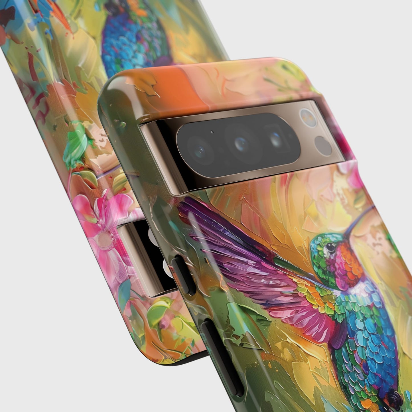 Hummingbird Oil Painting Design Phone Case for Google Pixel