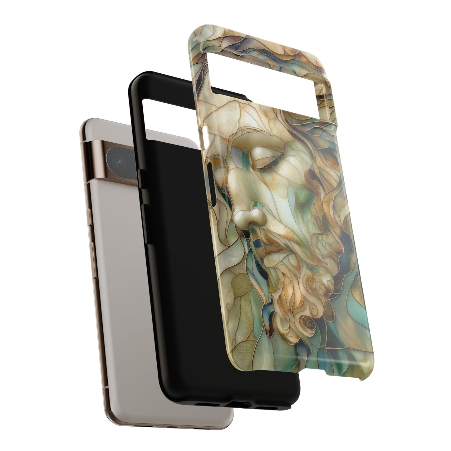 Jesus Stained Glass Design 1 Google Pixel Phone Case