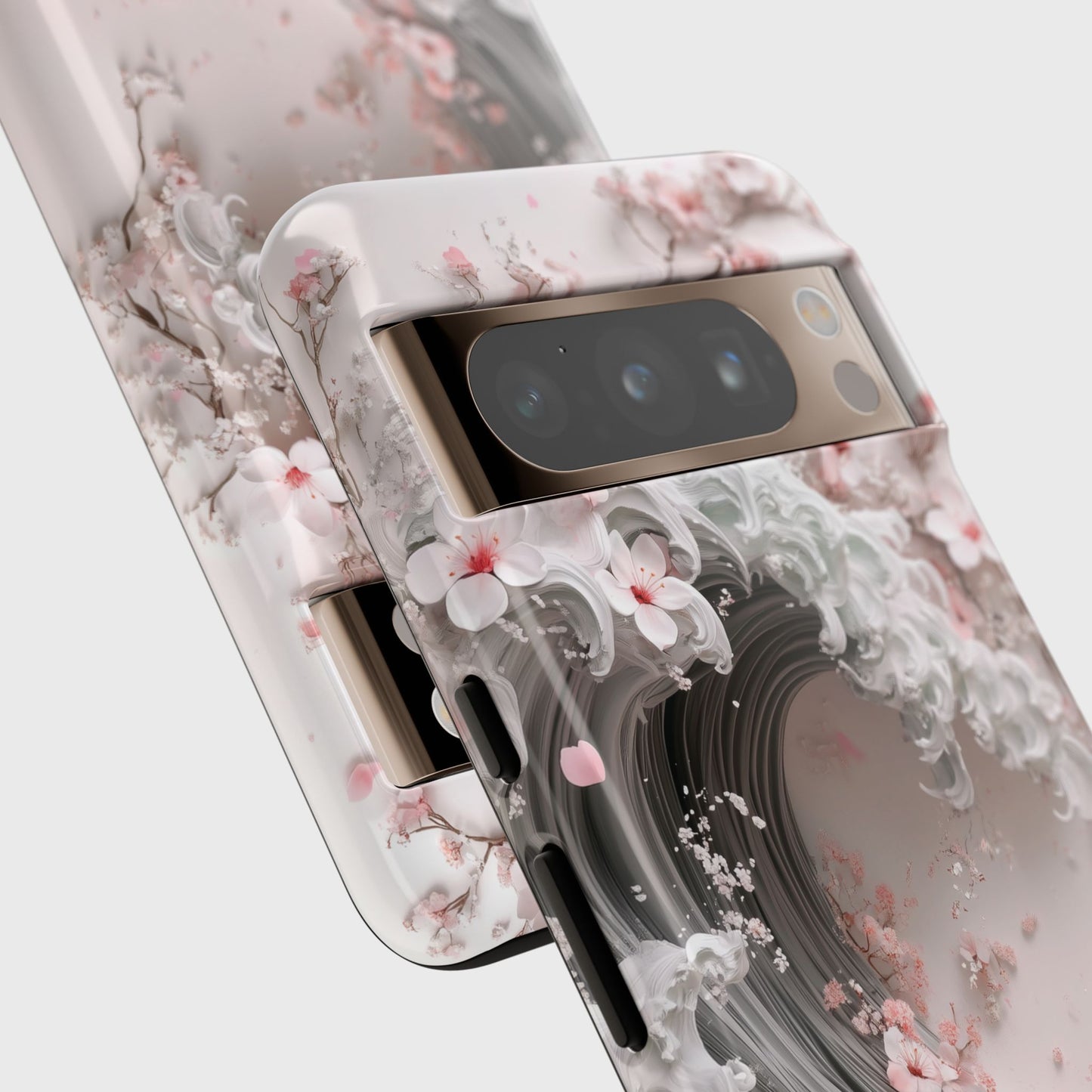 The Great Sakura Wave Design Phone Case for Google Pixel