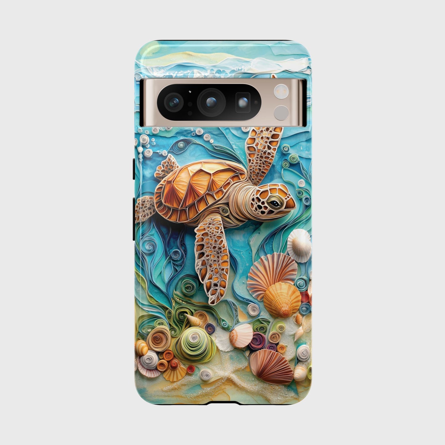 Turtle in The Sea Design Phone Case for Google Pixel
