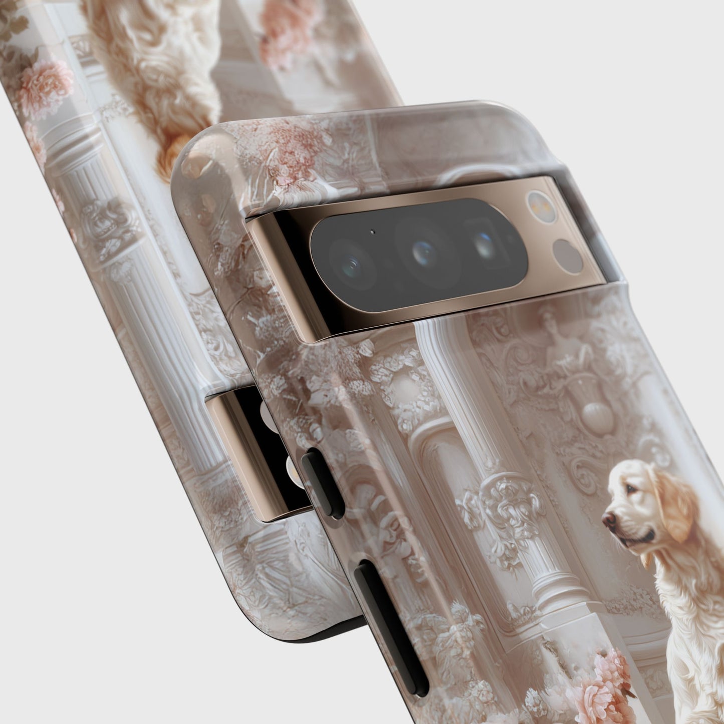 Golden Retriever French Toile Design Phone Case for Google Pixel