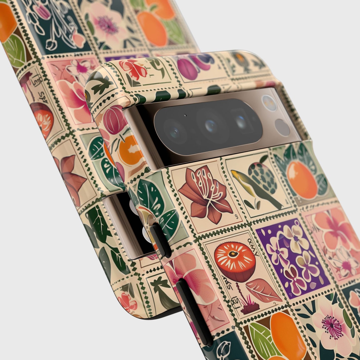 Vintage Stamps Collage Design Google Pixel Phone Case
