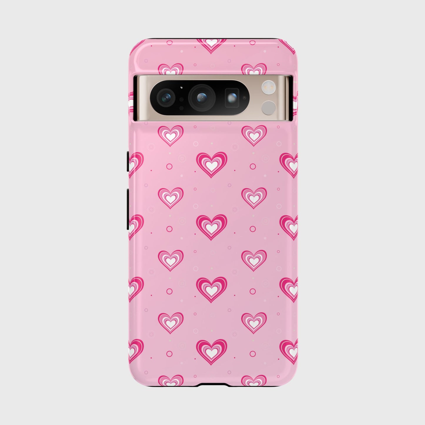 Y2K Hearts Pattern Design Phone Case for Google Pixel