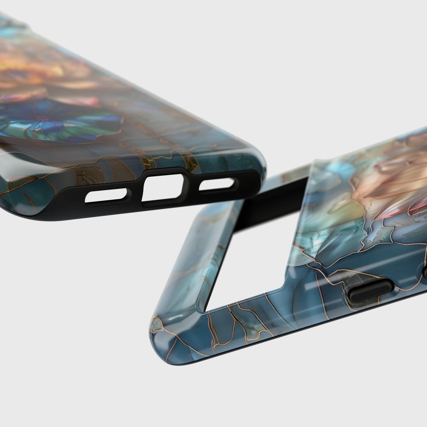 Lotus Flower Stained Glass Design Google Pixel Phone Case