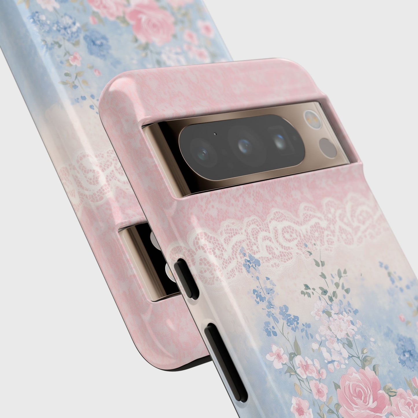 Coquette Chic Floral Lace Pattern Design Phone Case for Google Pixel