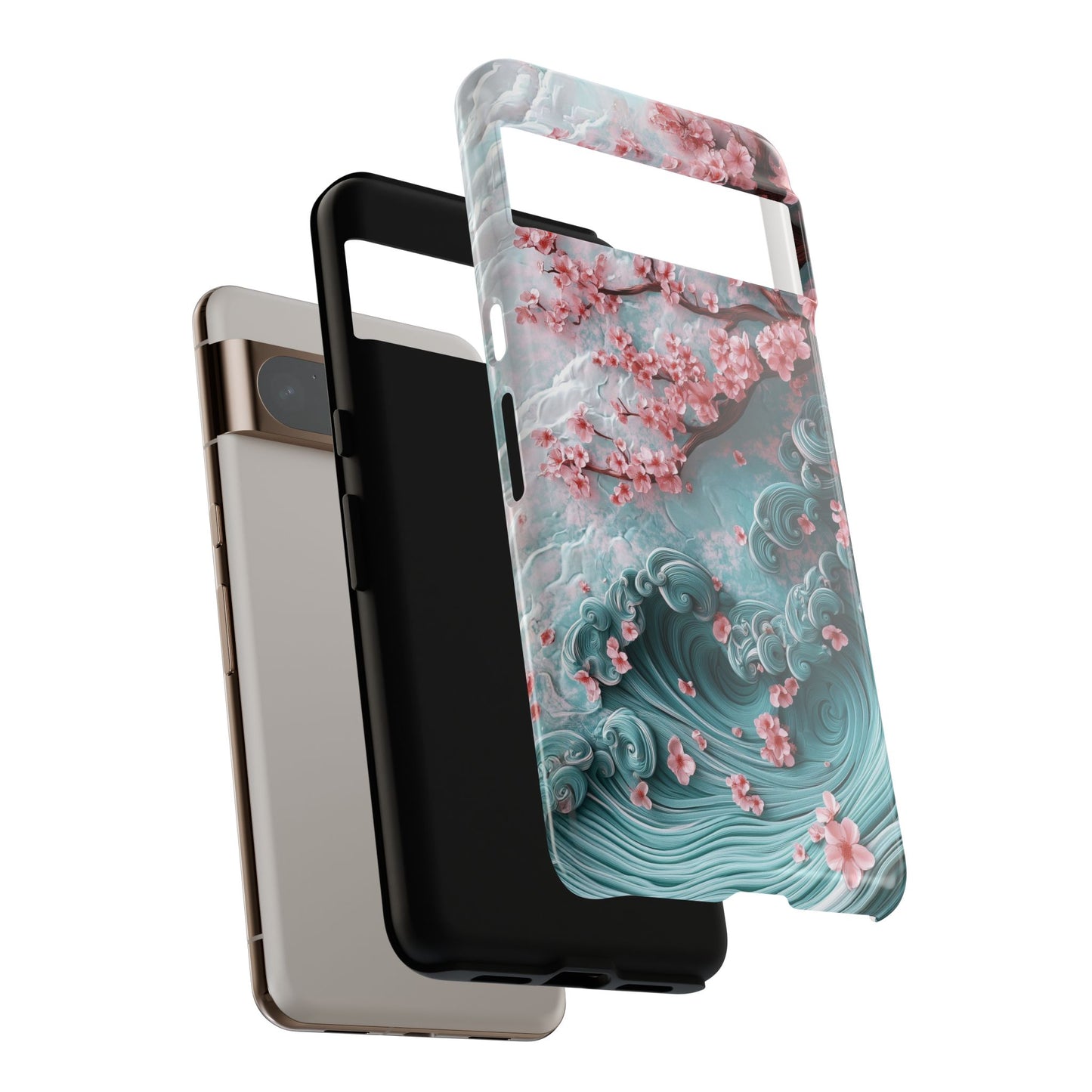 Cherry Blossom Japanese Art Design Phone Case for Google Pixel