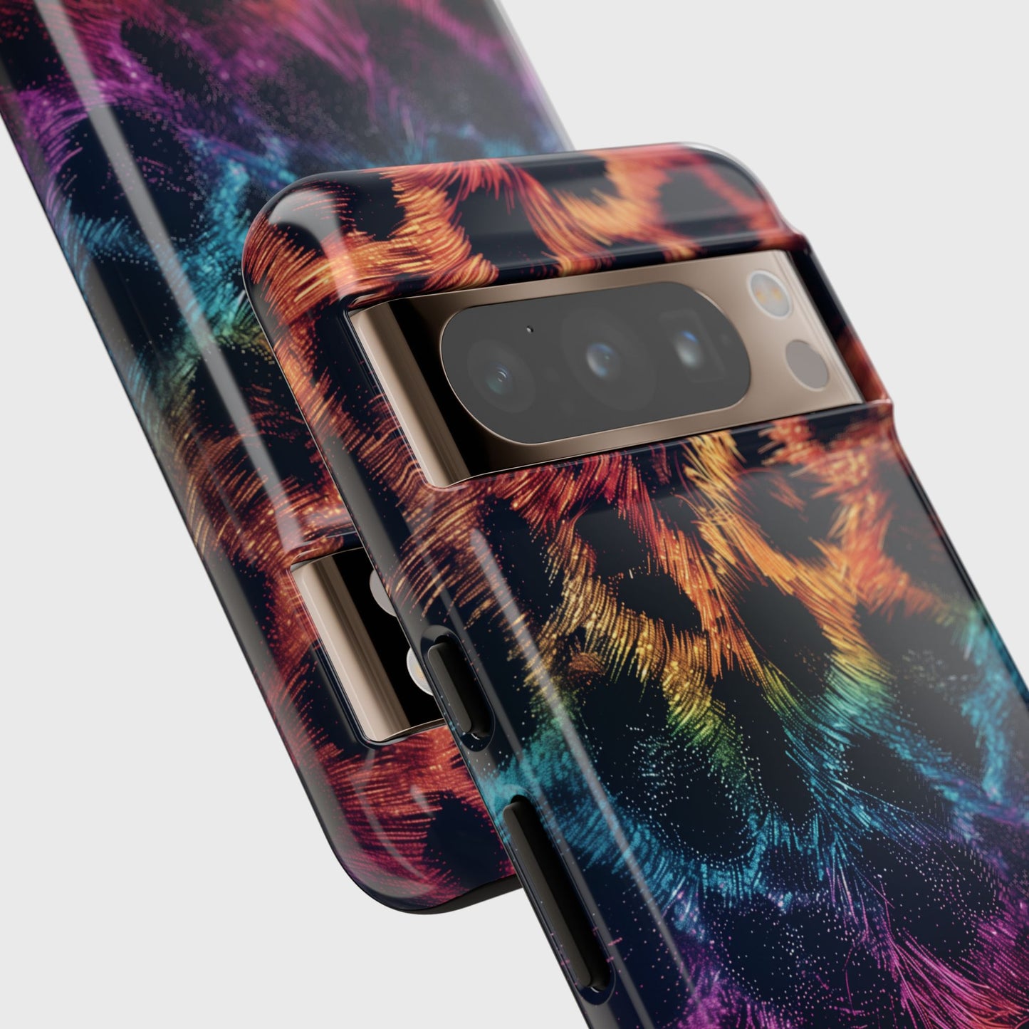 Rainbow Cheetah Pattern Design Phone Case for Google Pixel