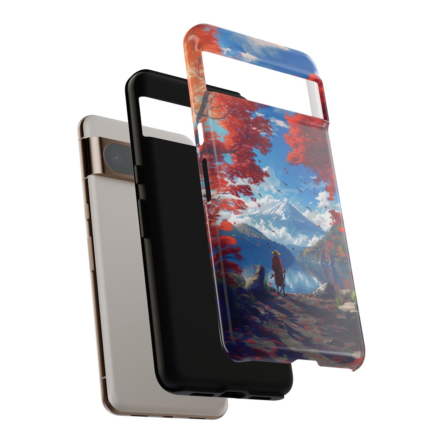 Anime Mount Fuji Design Phone Case for Google Pixel