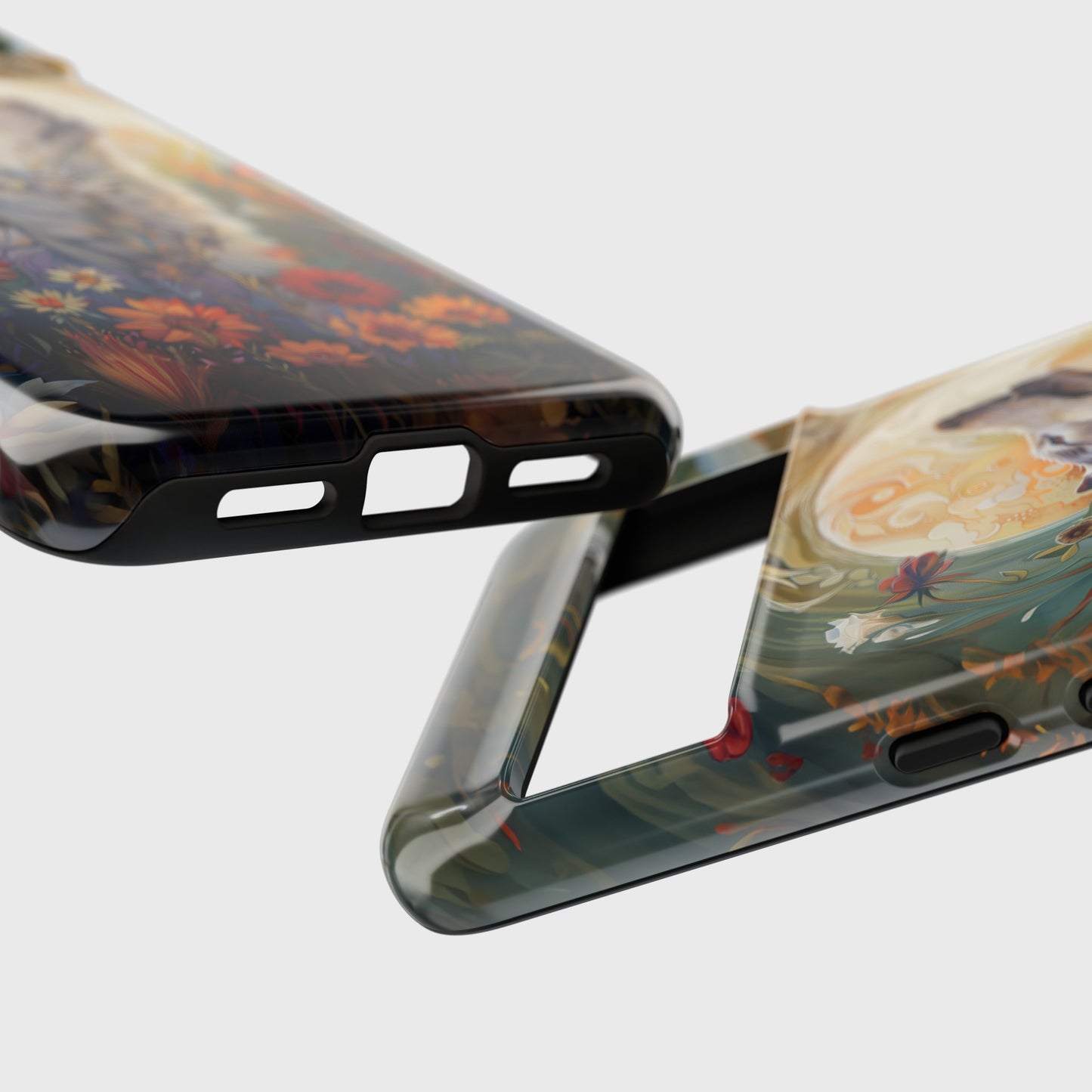 Ethereal Garden Howling Wolf Design Google Pixel Phone Case