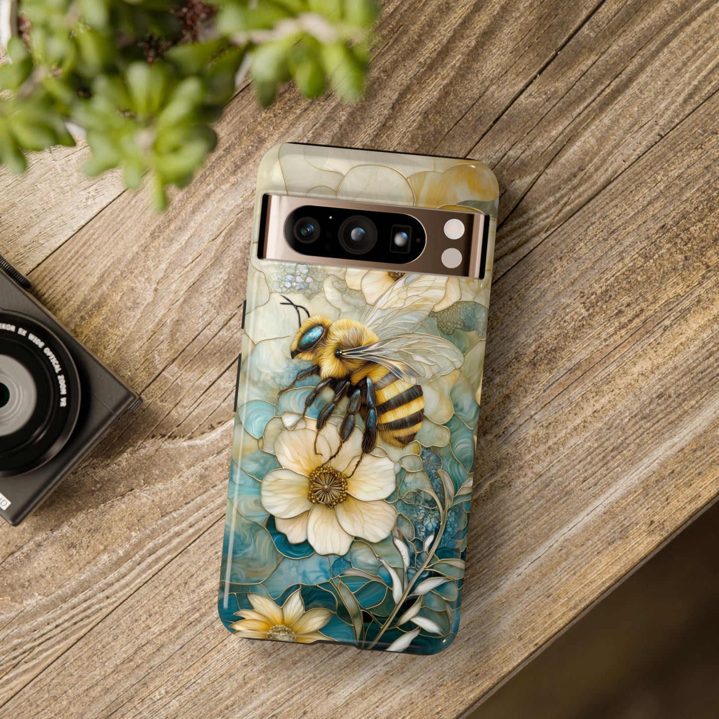 Vintage Style Bumblebee Design Google Pixel Phone Case