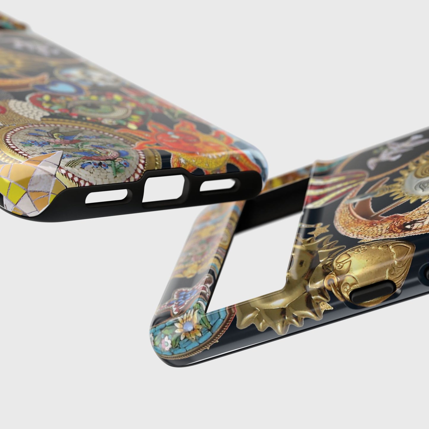 Mosaic Charm Vintage Collage Design Phone Case for Google Pixel