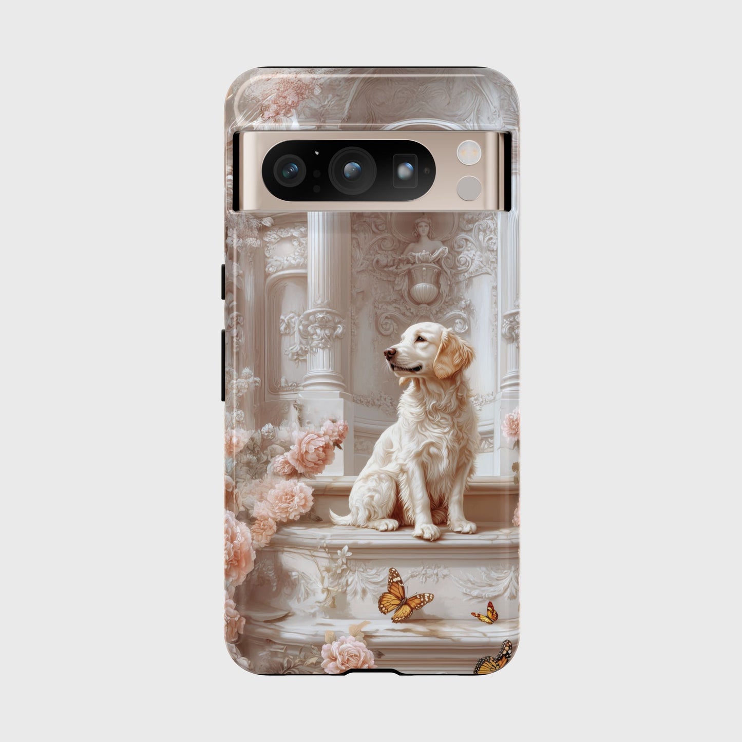 Golden Retriever French Toile Design Phone Case for Google Pixel