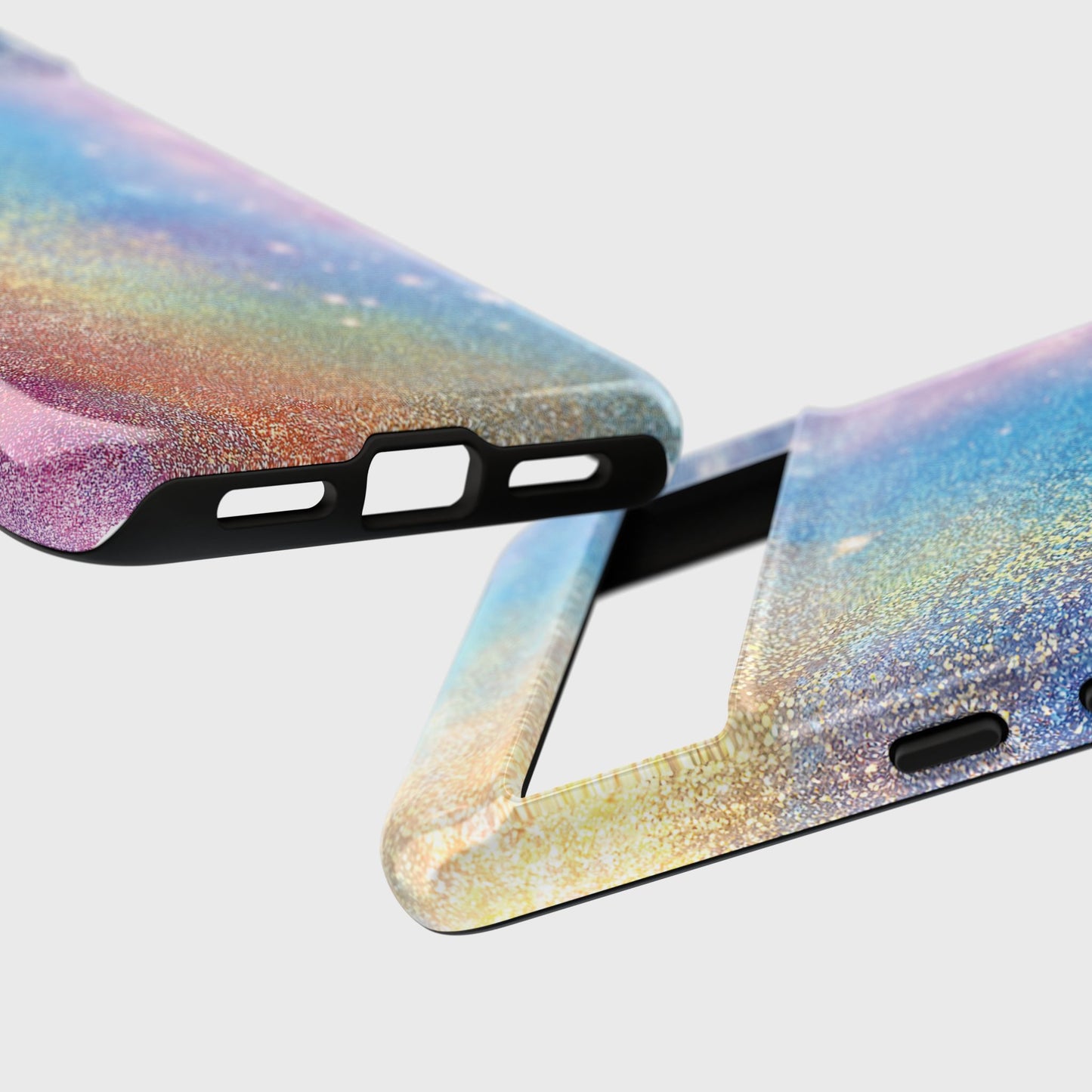 Rainbow Glitter Effect Design Phone Case for Google Pixel