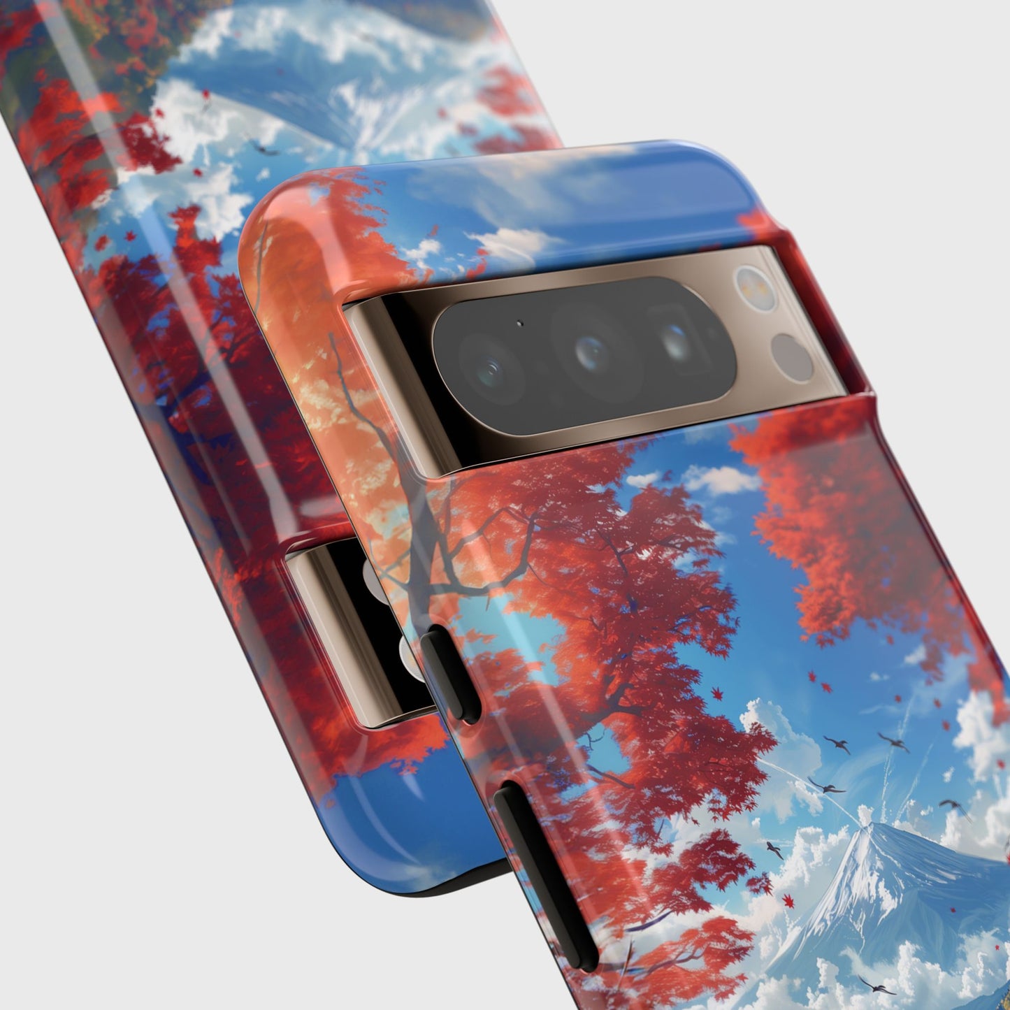 Anime Mount Fuji Design Phone Case for Google Pixel