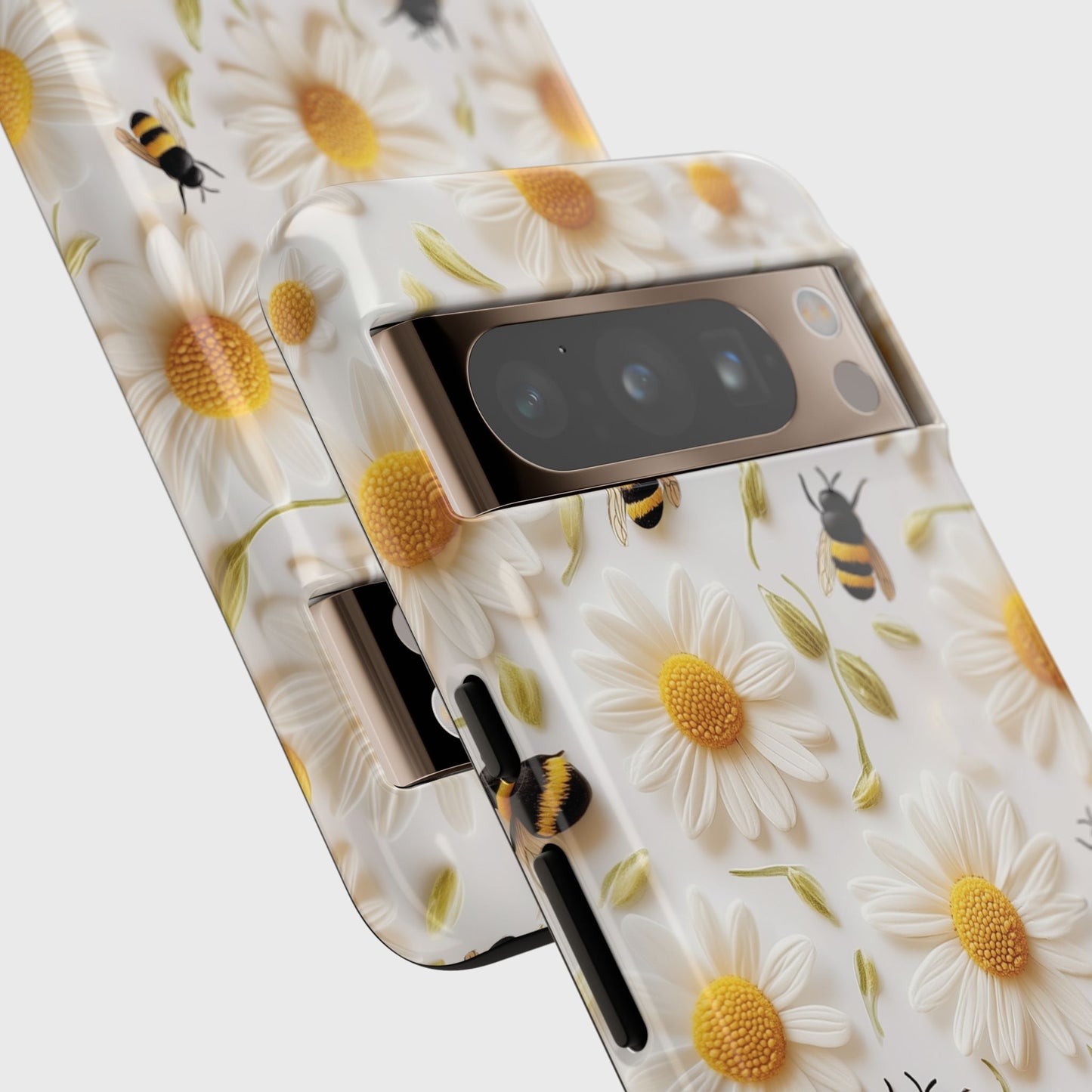 Bumblebees & Daisies Design Phone Case for Google Pixel