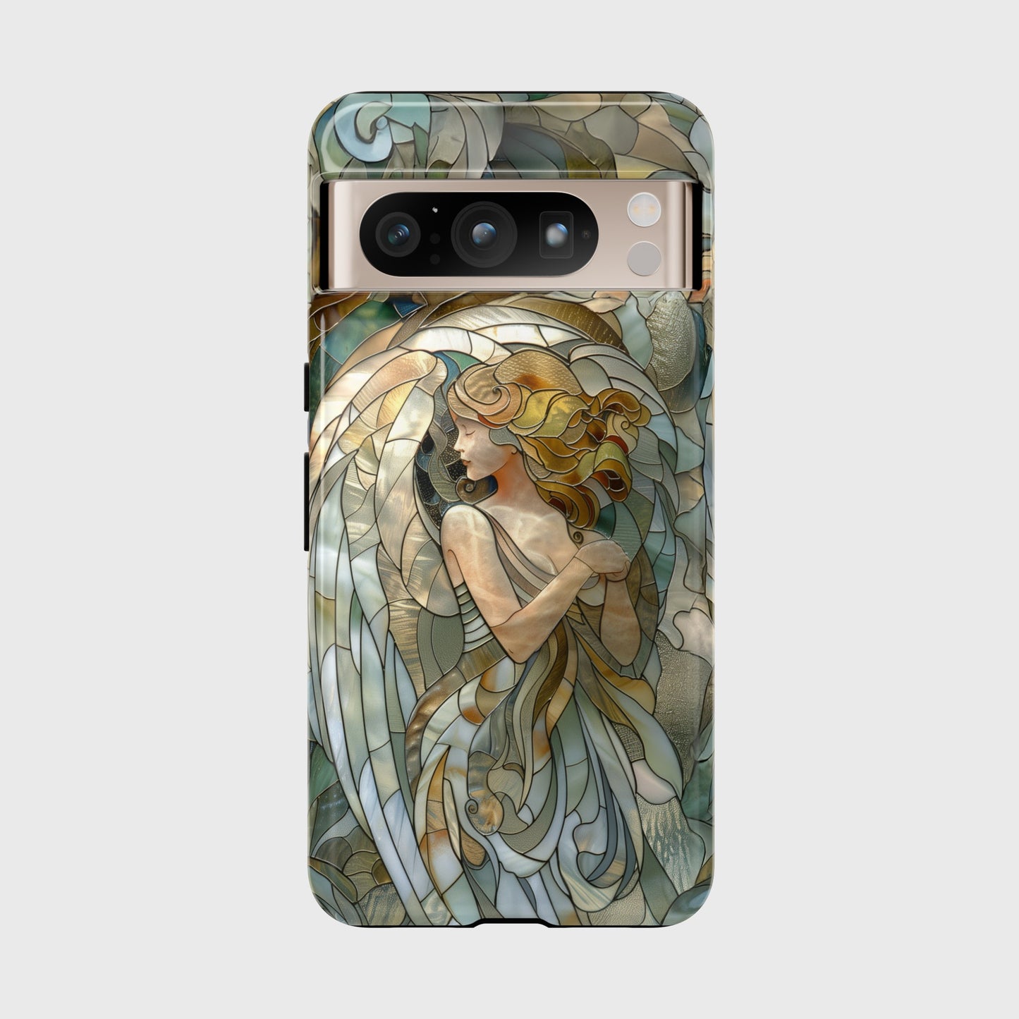 Angel Stained Glass Design Google Pixel Phone Case