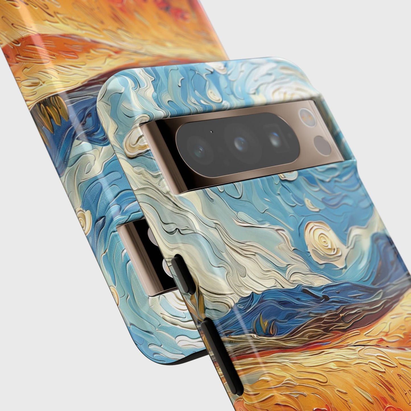 Van Gogh Style Tulip Bloom Oil Painting Design Phone Case for Google Pixel