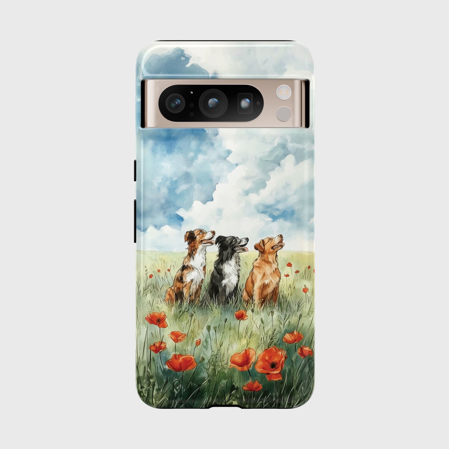 Paws & Poppies Design Phone Case for Google Pixel