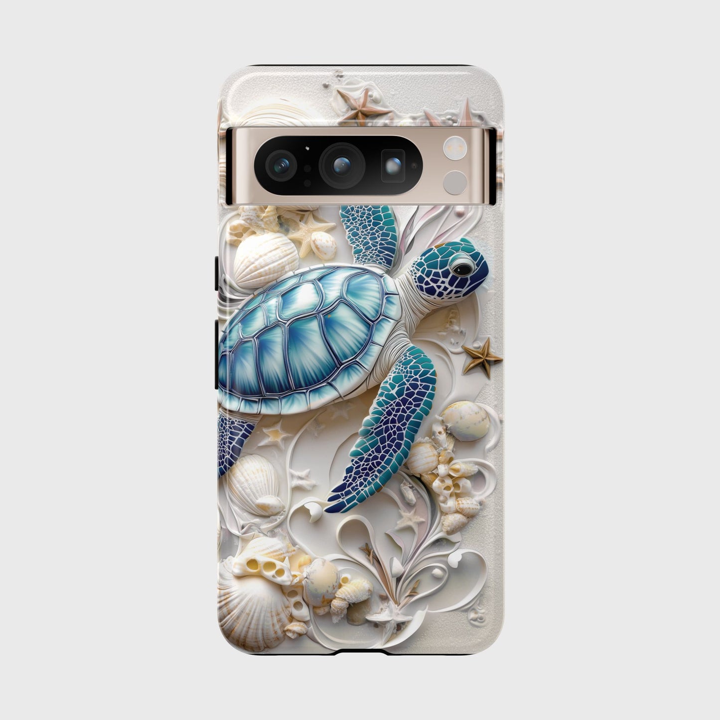 Turtle & Seashell Design Phone Case for Google Pixel