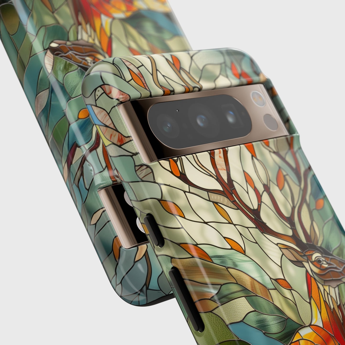 Deer Stained Glass Design Google Pixel Phone Case