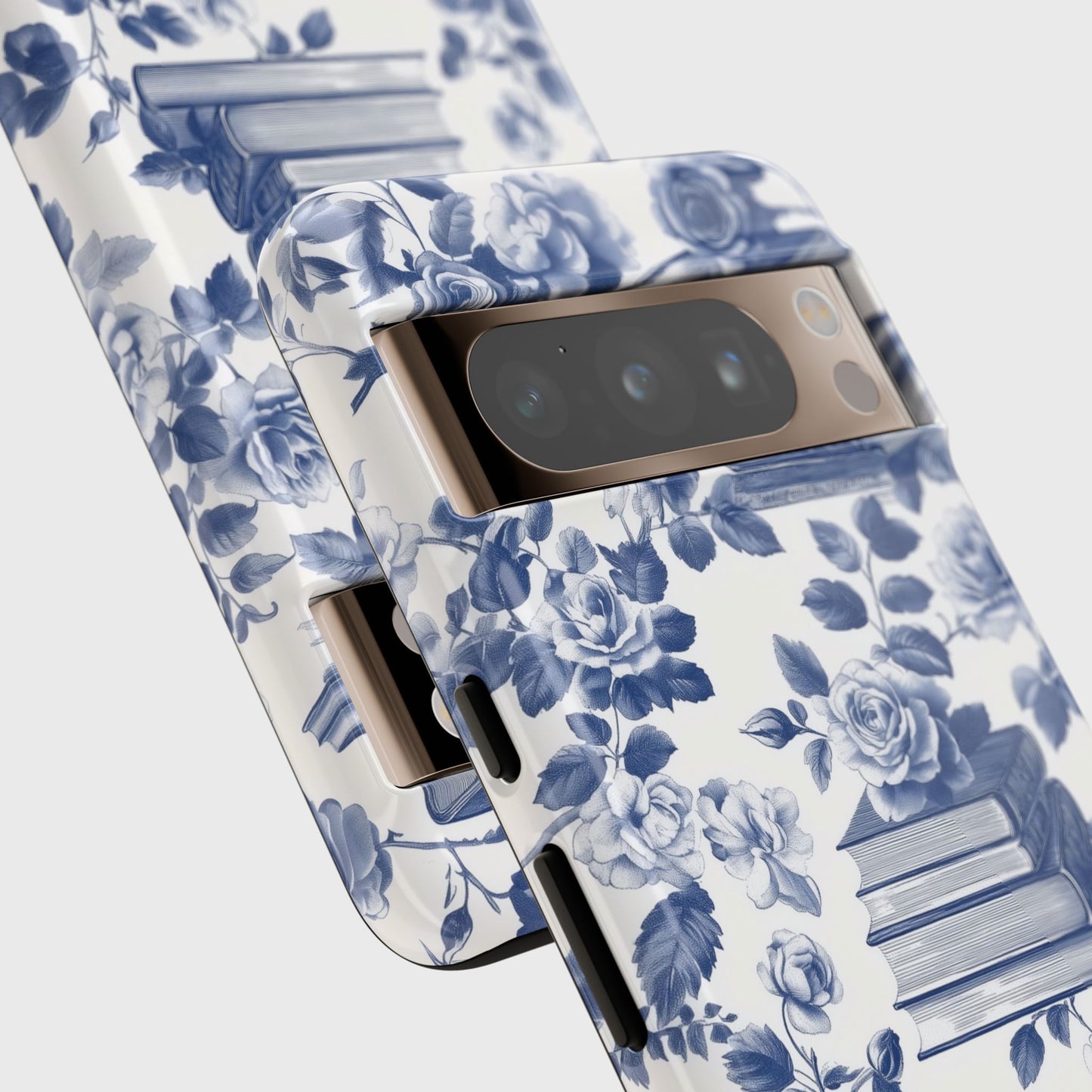 Book Floral Toile de Jouy Design Phone Case for Google Pixel