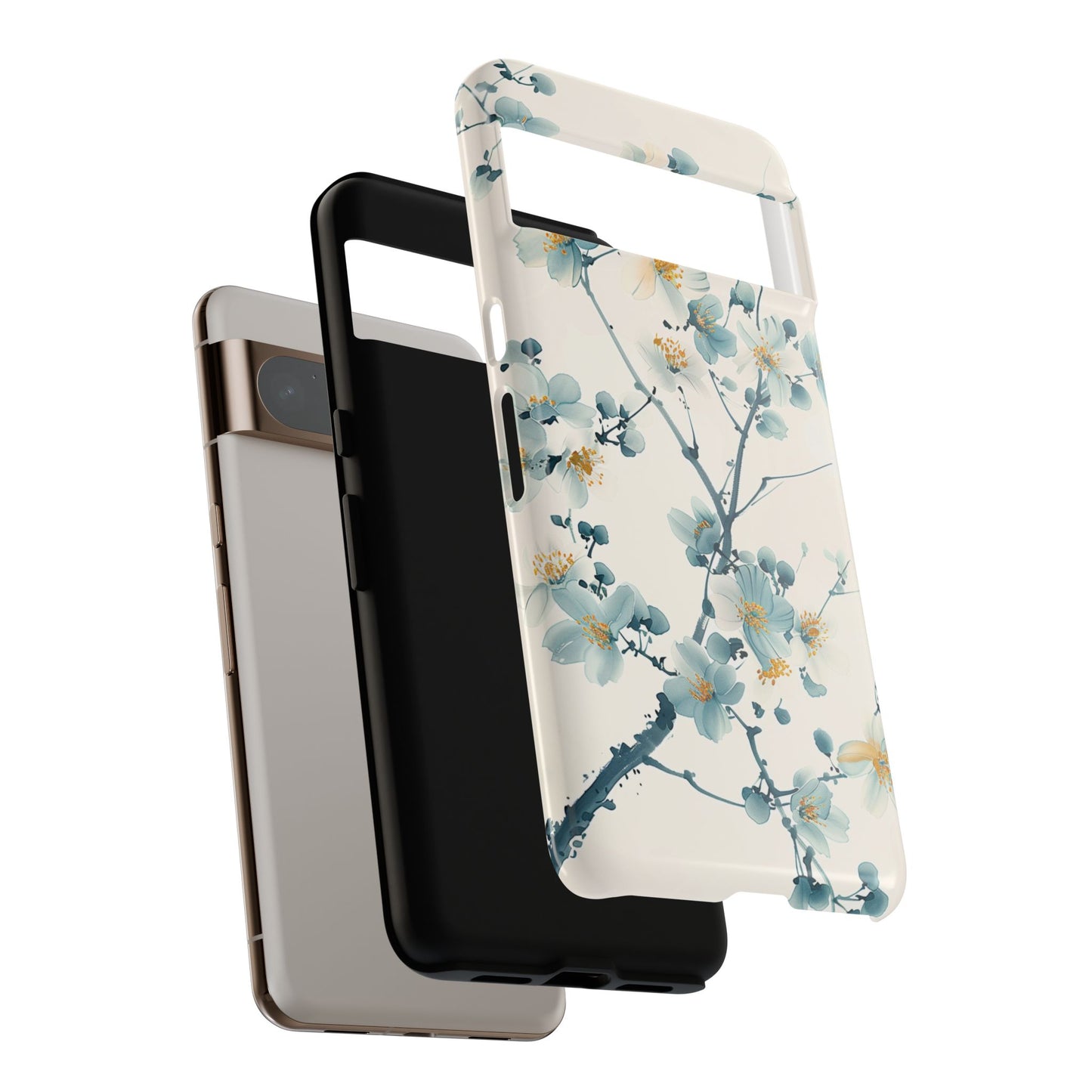 Jasmine Chinese Watercolour Design Phone Case for Google Pixel