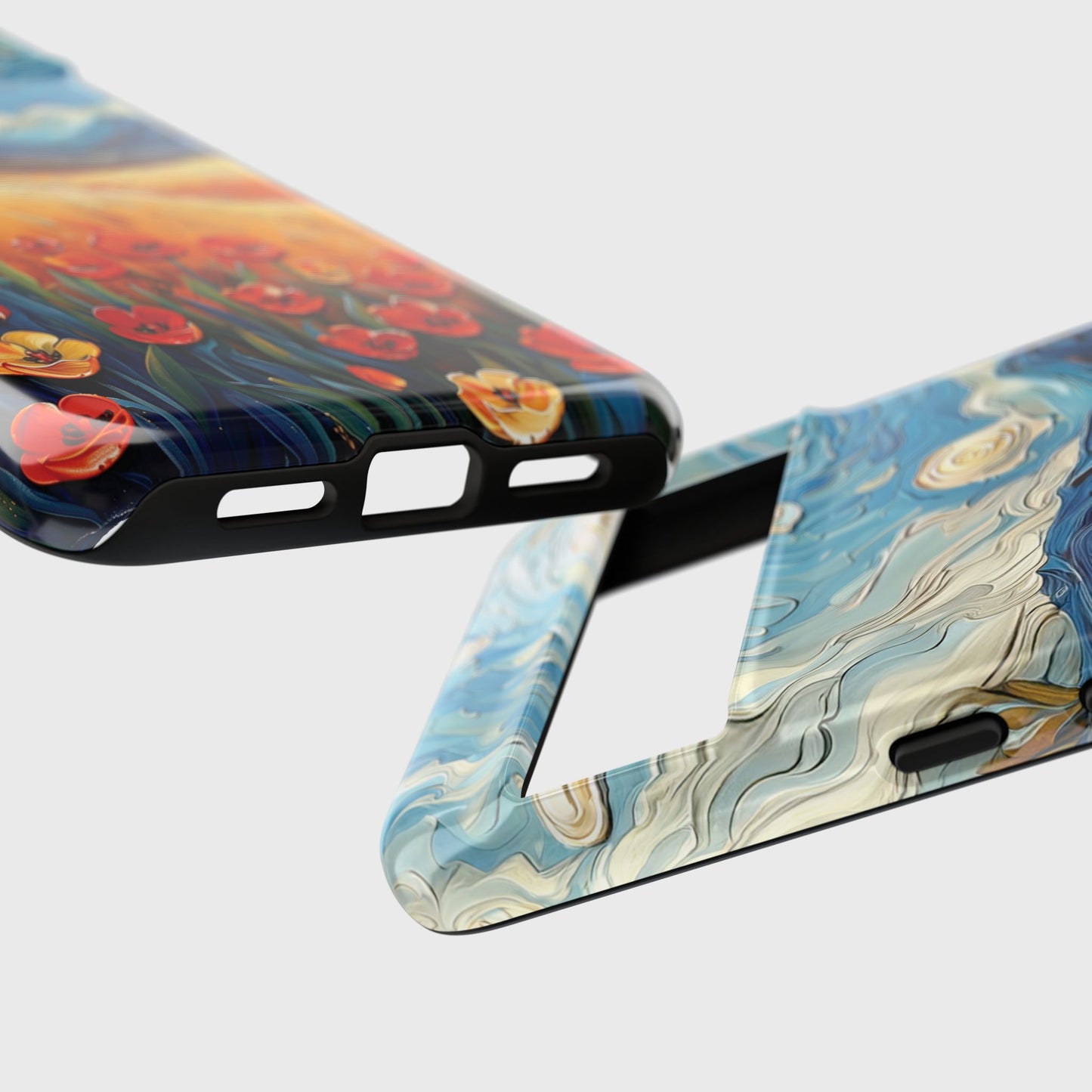 Van Gogh Style Tulip Bloom Oil Painting Design Phone Case for Google Pixel