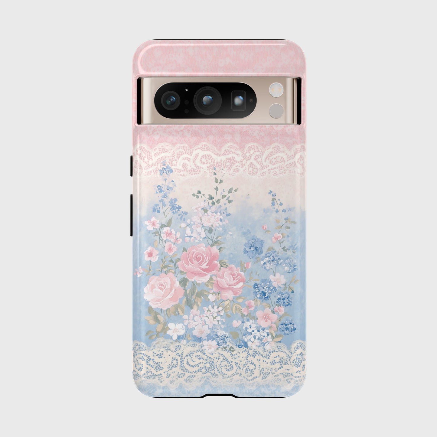 Coquette Chic Floral Lace Pattern Design Phone Case for Google Pixel