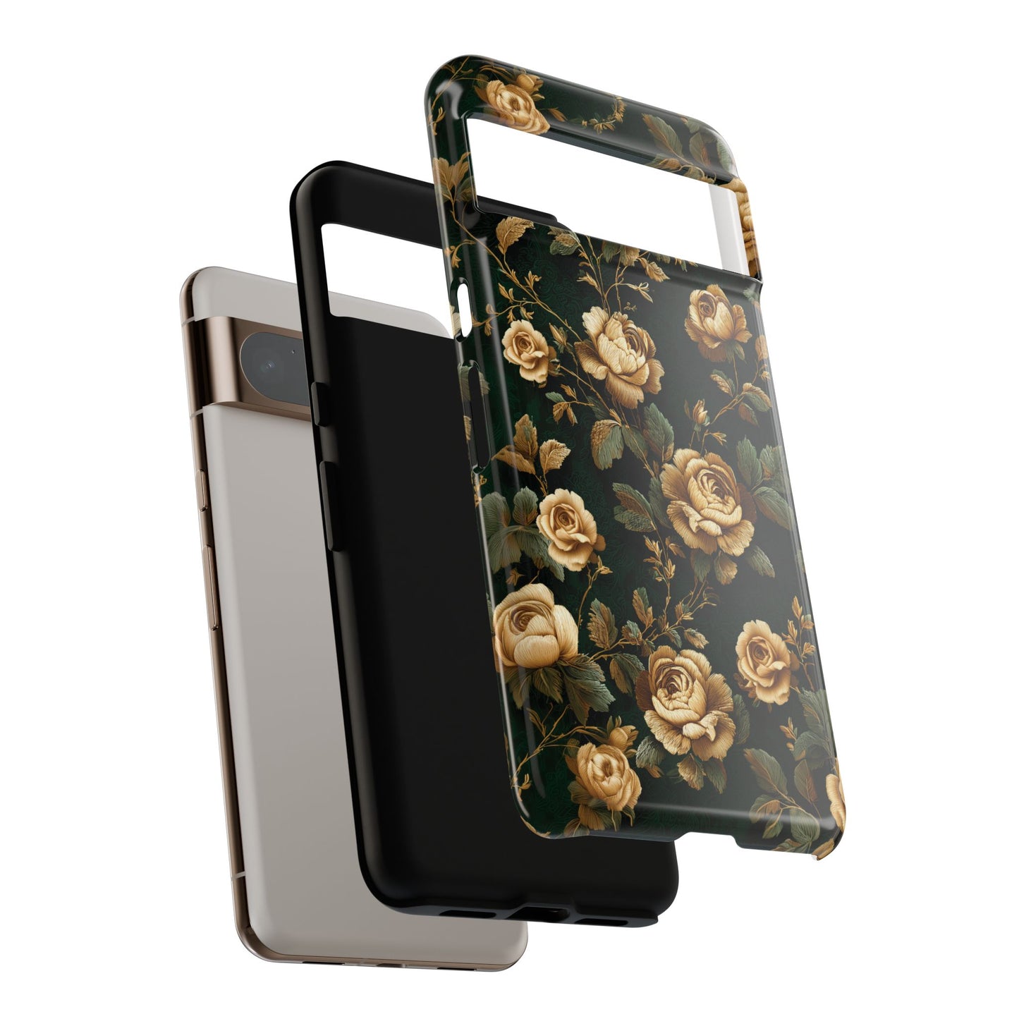 Emerald Bloom Design Phone Case for Google Pixel