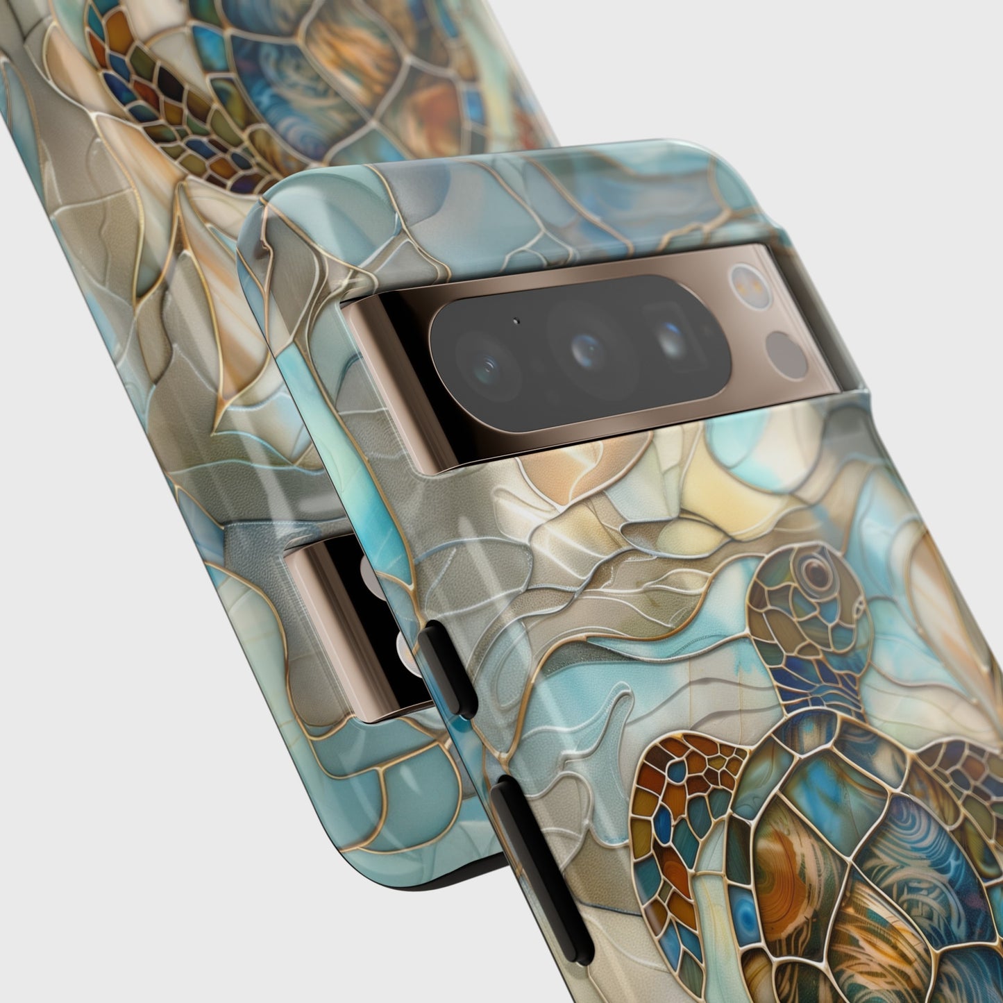 Turtle Stained Glass Design 2 Google Pixel Phone Case