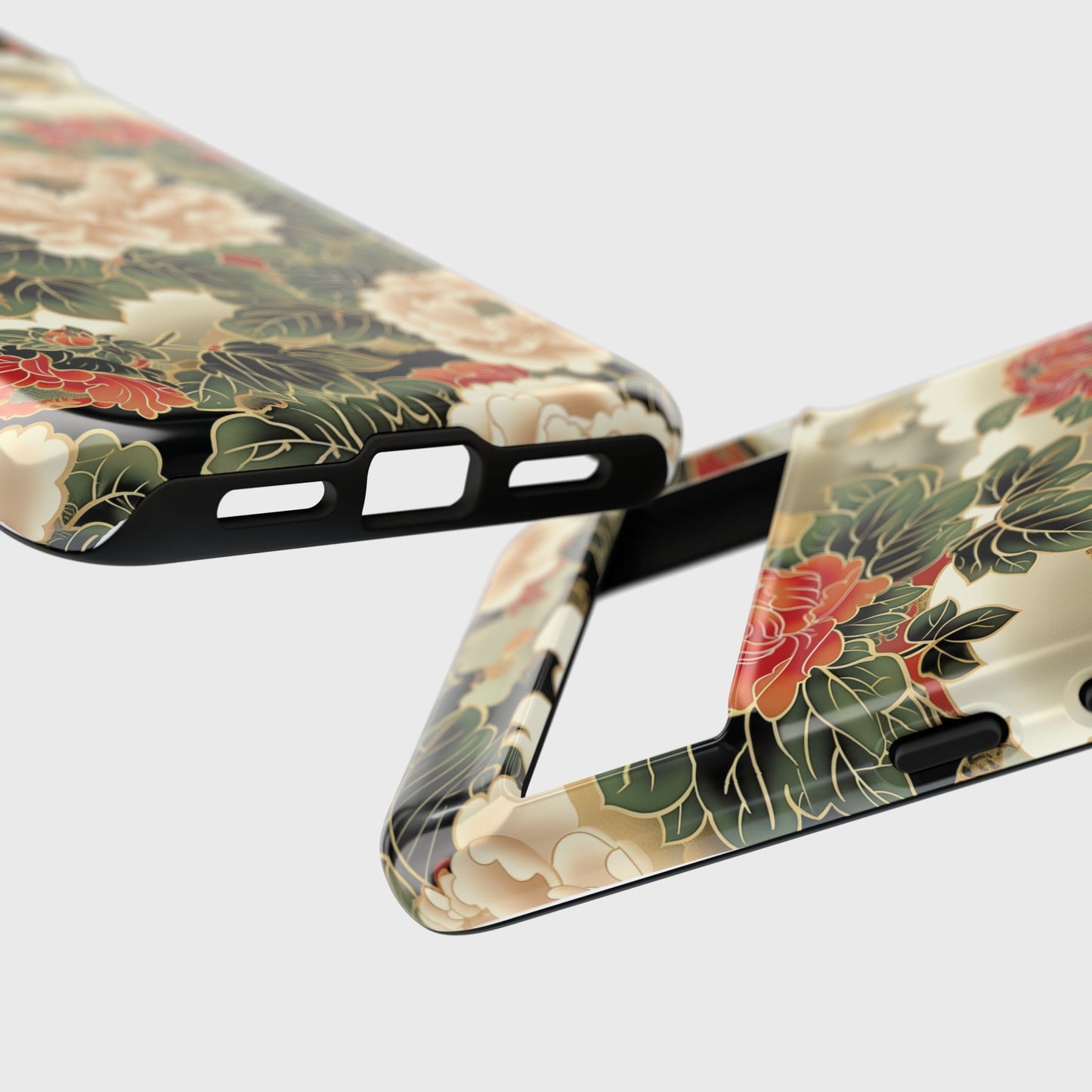 Peonies Japanese Art Floral Design Phone Case for Google Pixel